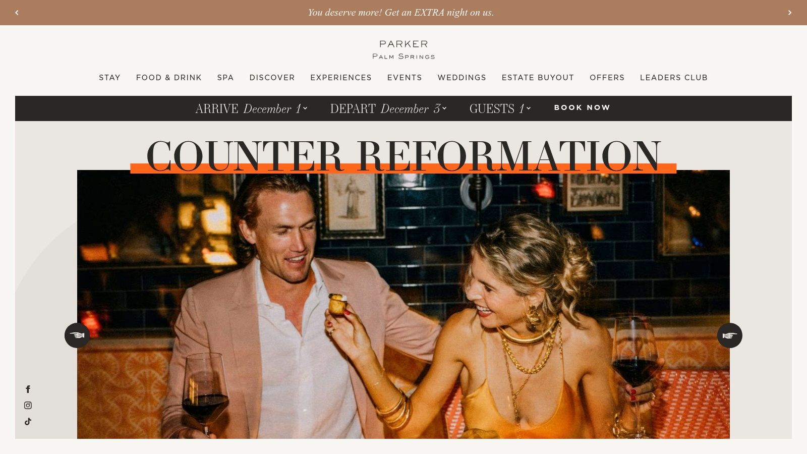 Counter Reformation wine bar in Palm Springs