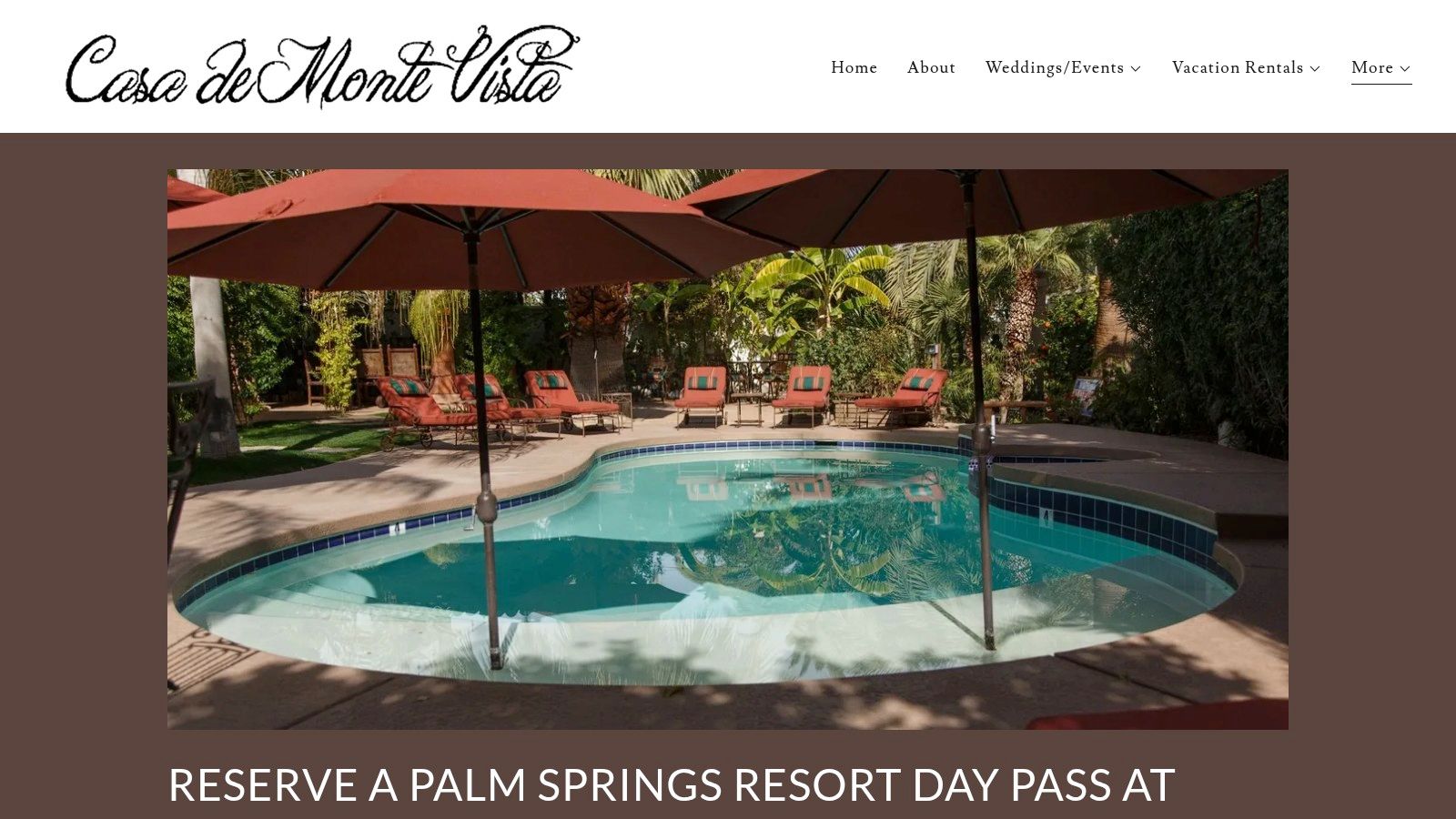 Casa de Monte Vista (official private estate day pass)