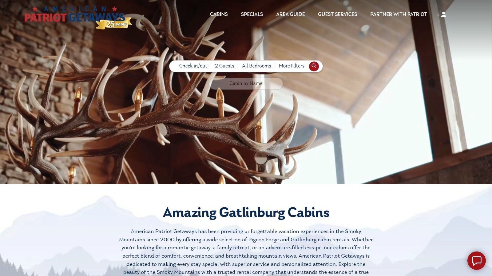 An inviting interior of a large Gatlinburg cabin with a stone fireplace and comfortable seating.