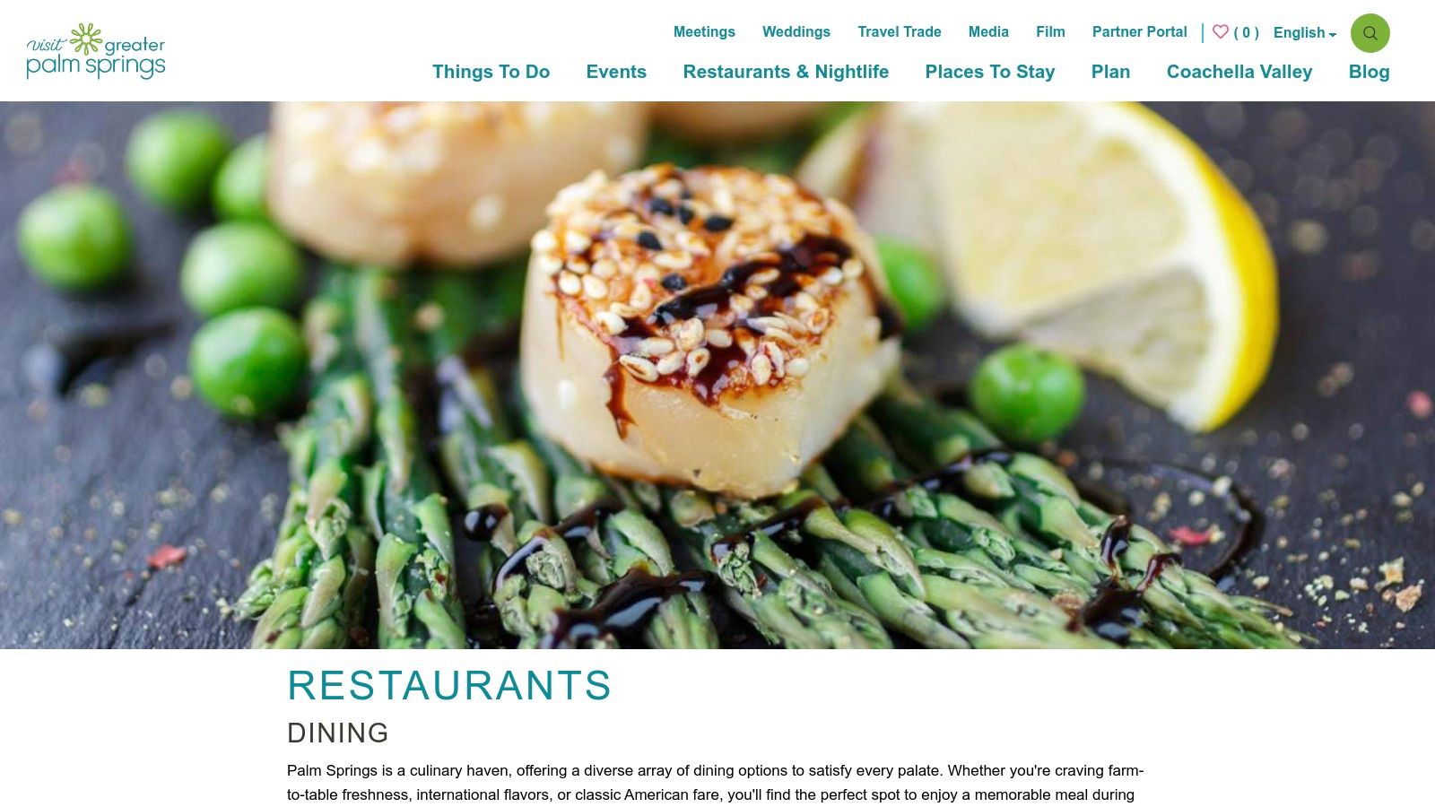 Visit Greater Palm Springs (Official Dining Guide)