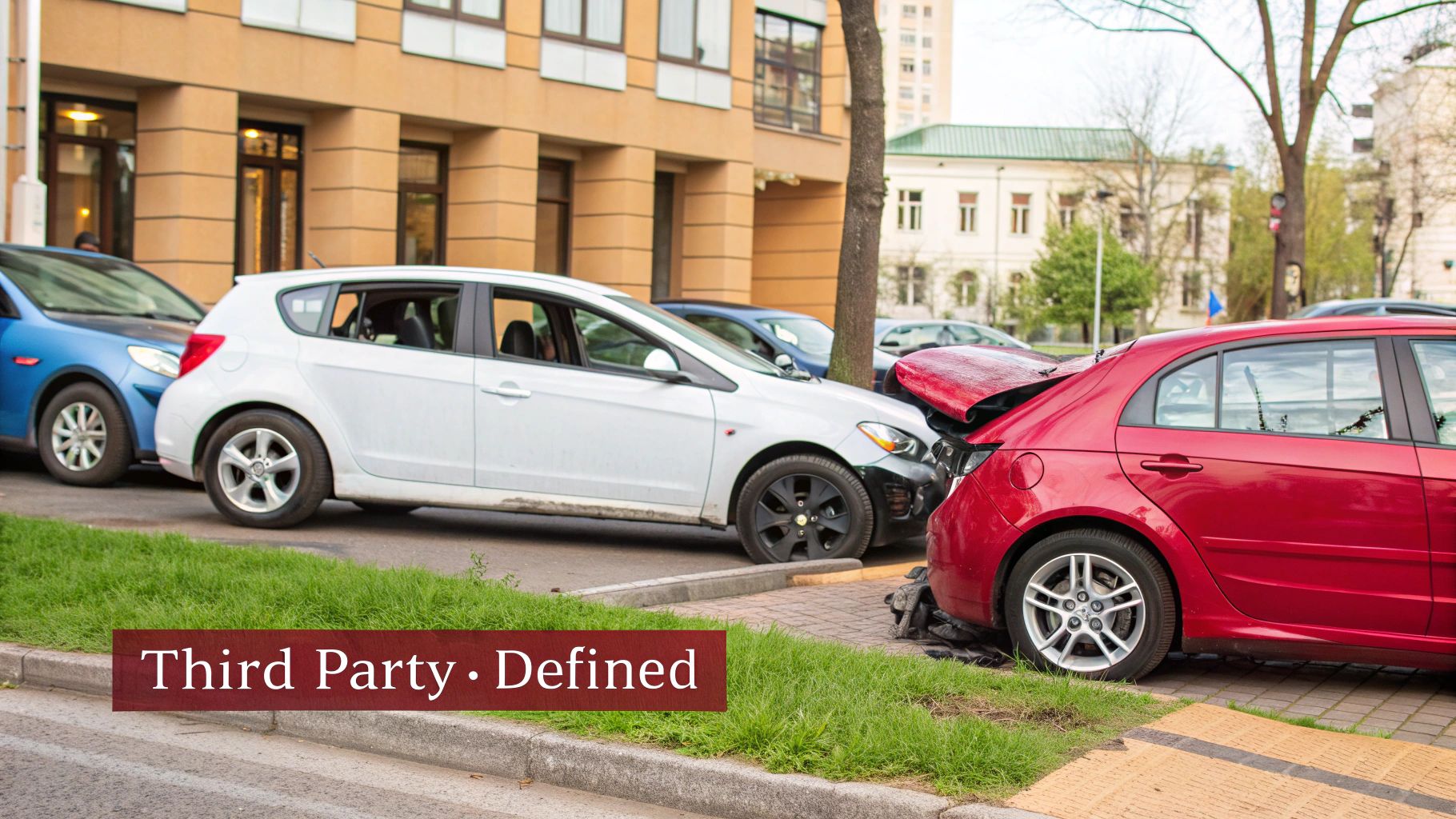Third party insurance often covers damages to another person's vehicle.