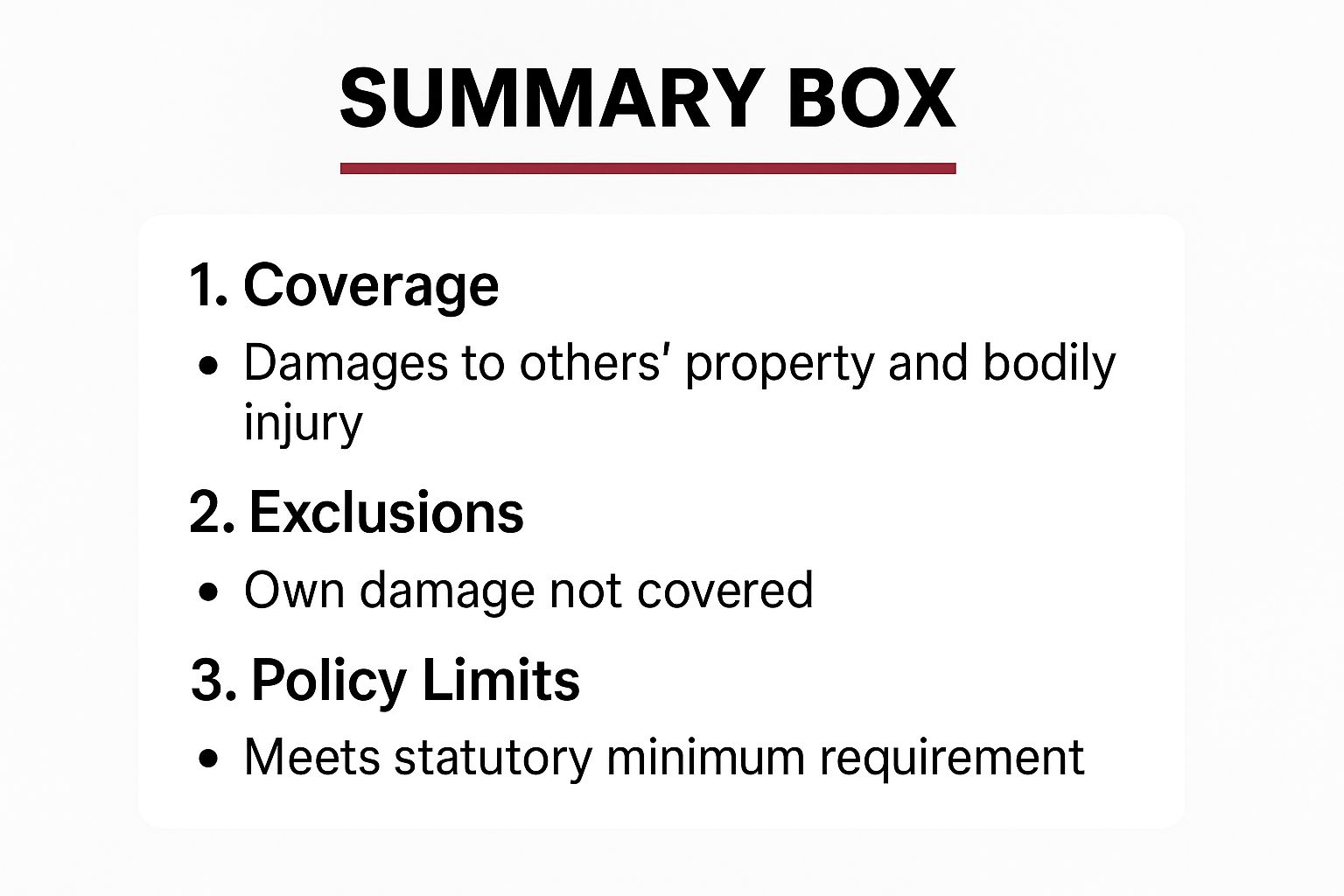 Infographic about what is third party insurance