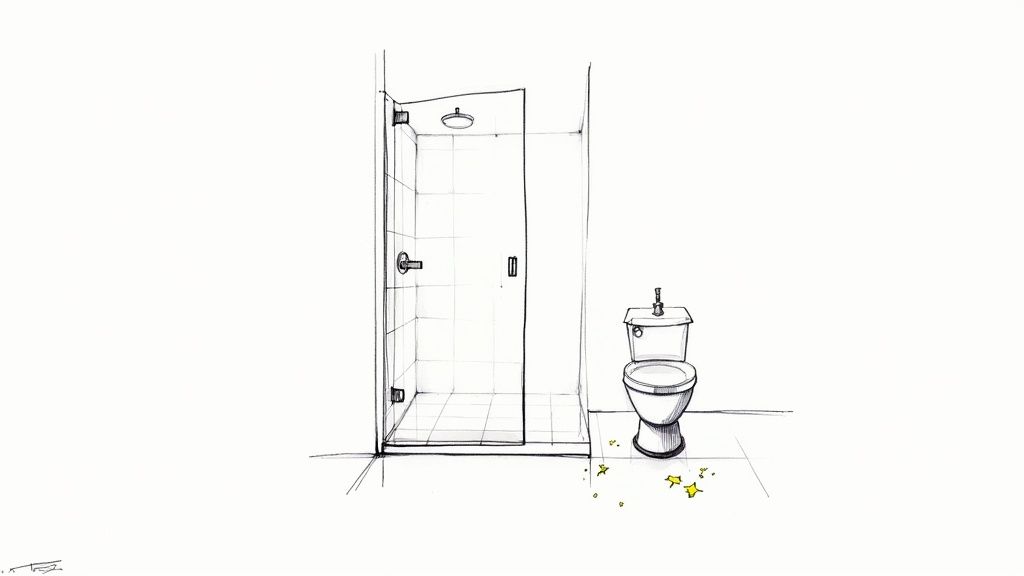 Scrub and Disinfect All Bathroom Surfaces
