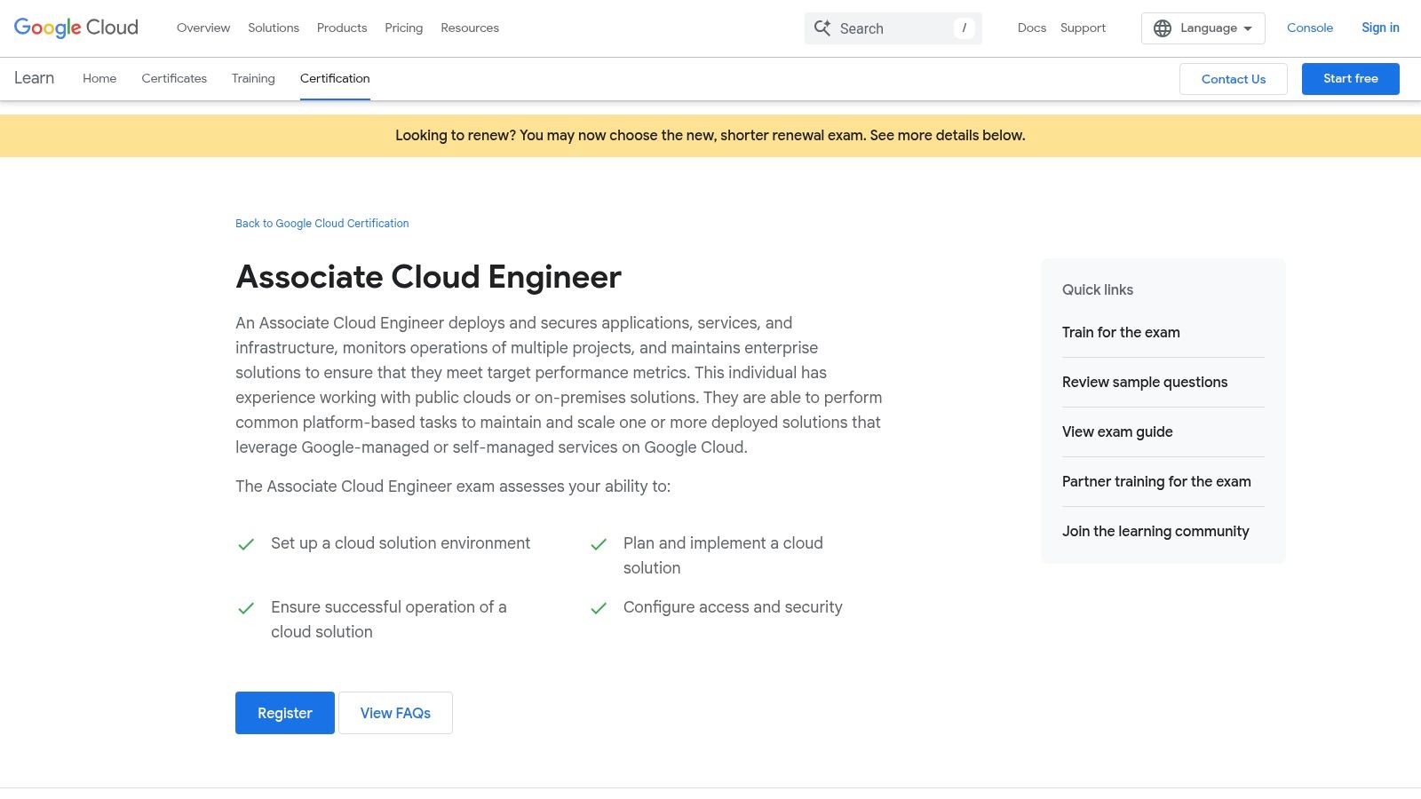 Google Cloud: Certifications