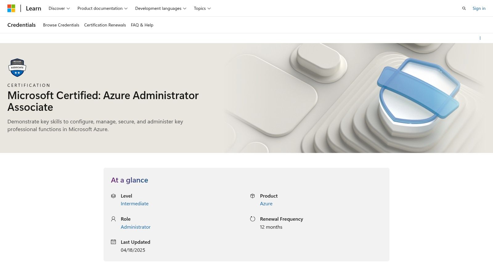 Microsoft Learn: Certifications (Azure)