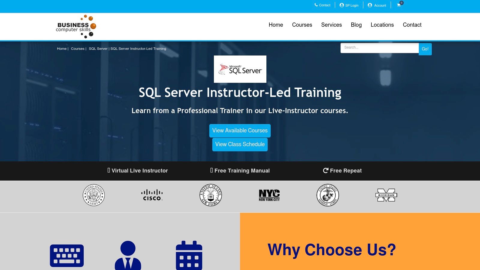 Business Computer Skills: SQL Server Instructor-Led Training