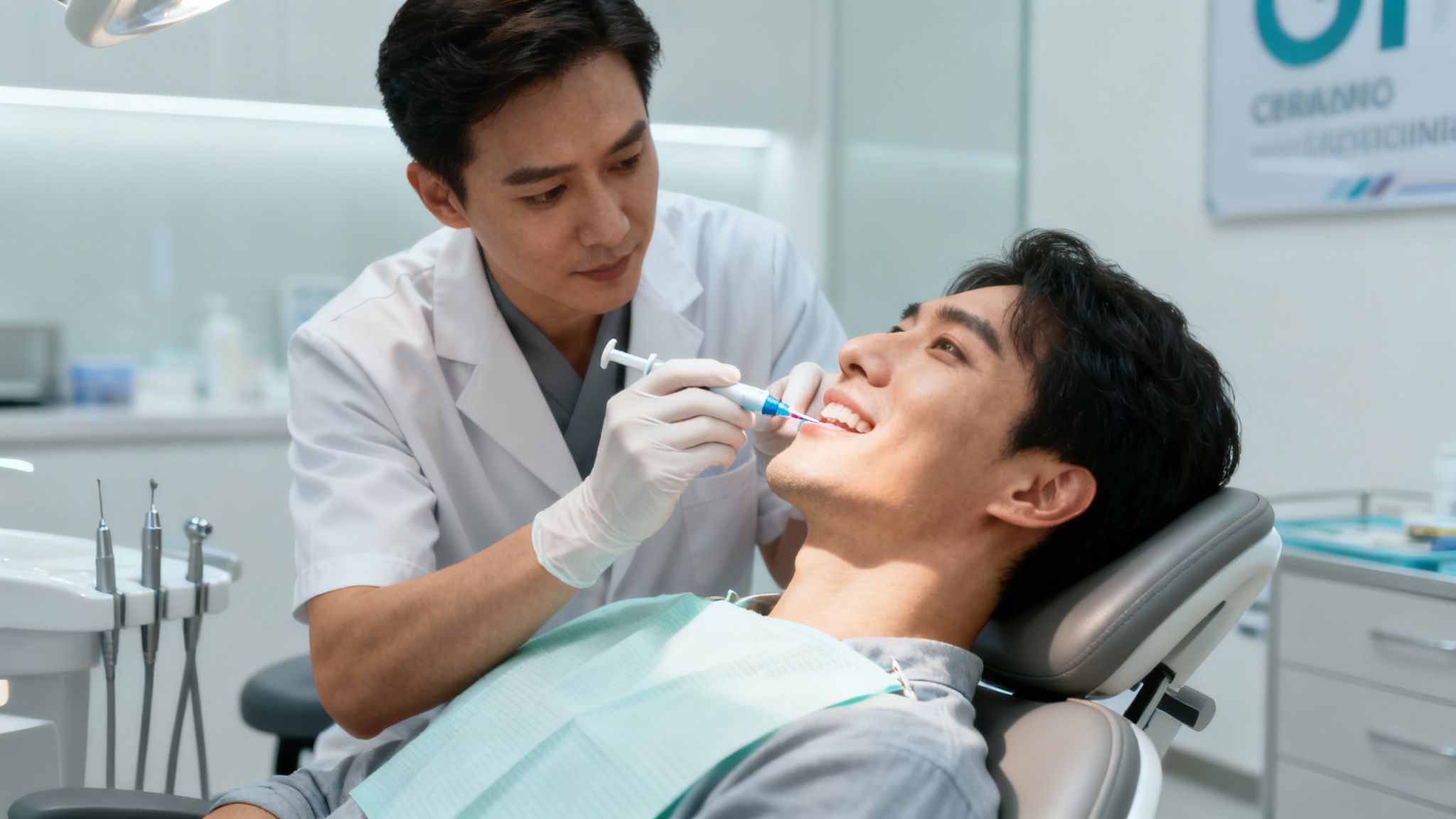 How Painful Are Dental Implants in Tijuana? A Guide for Tijuana Dentist Patients 2 A woman smiling brightly after receiving dental implants in Tijuana, showcasing a perfect smile.