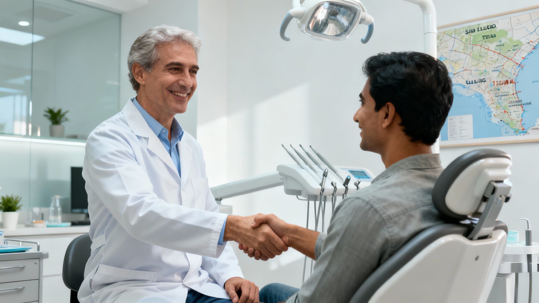 How Painful Are Dental Implants in Tijuana? A Guide for Tijuana Dentist Patients 4 A modern and clean dental operatory in a Tijuana clinic.