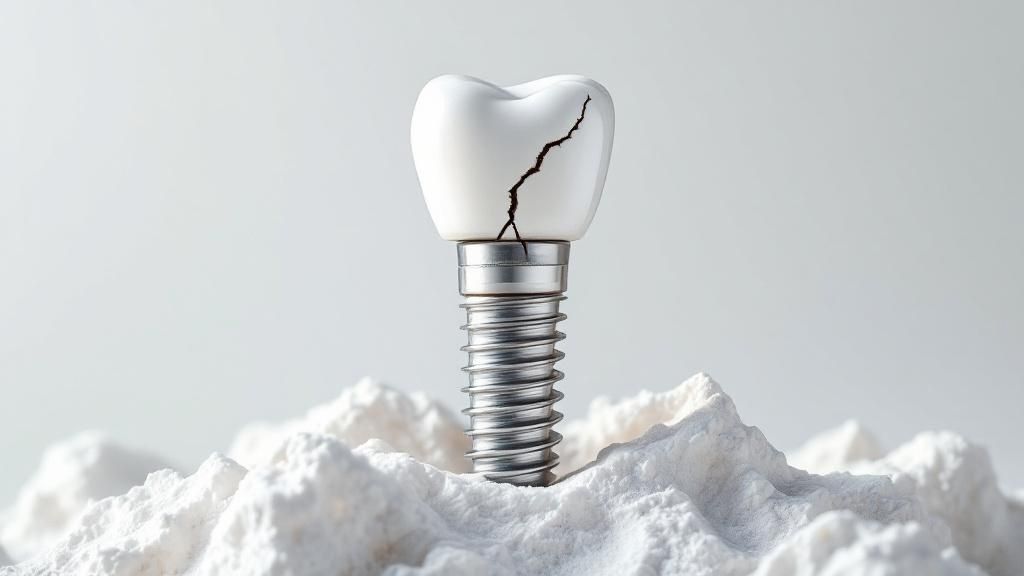 A highly skilled dentist meticulously placing a dental implant with advanced equipment.