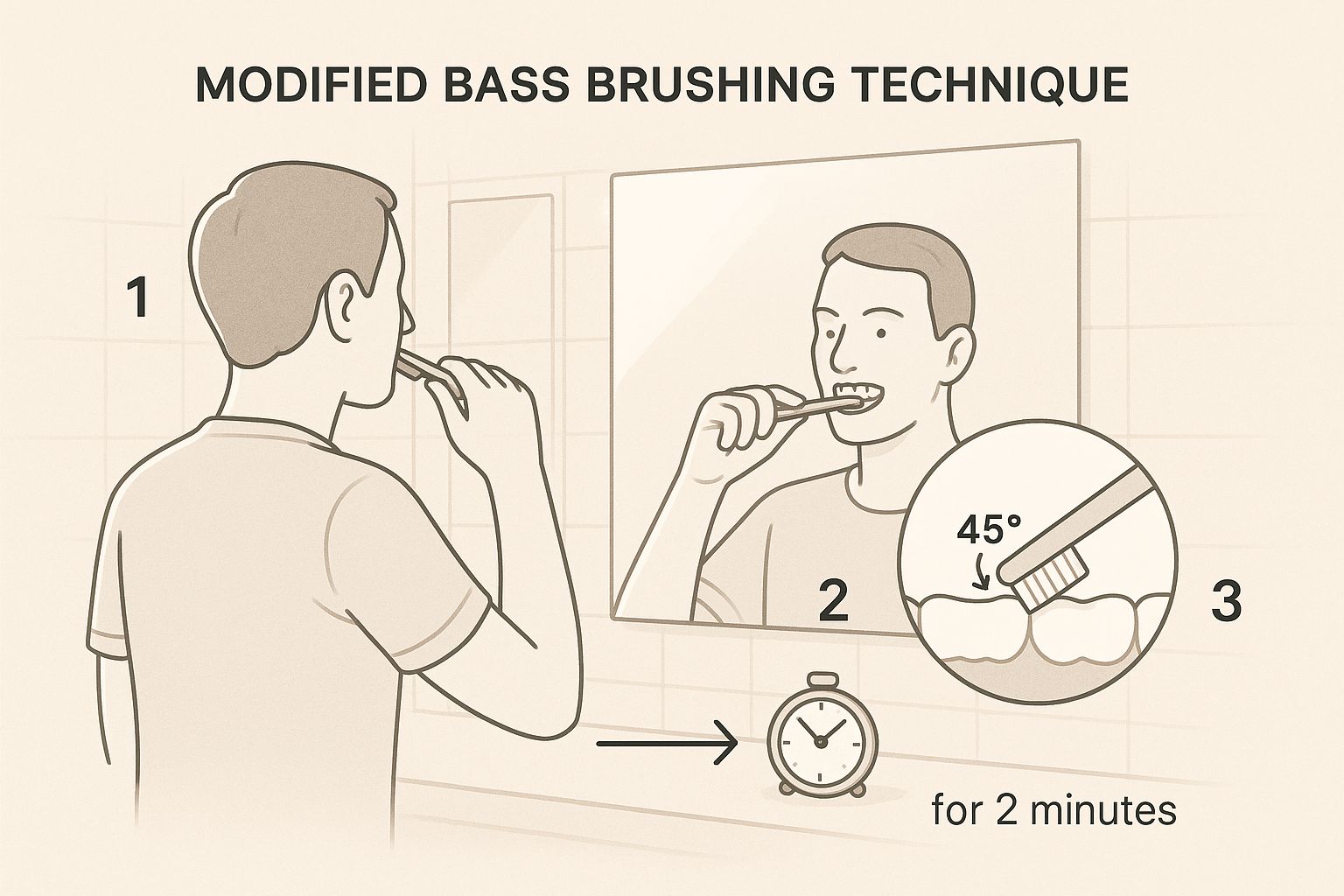 Infographic about how to maintain oral health