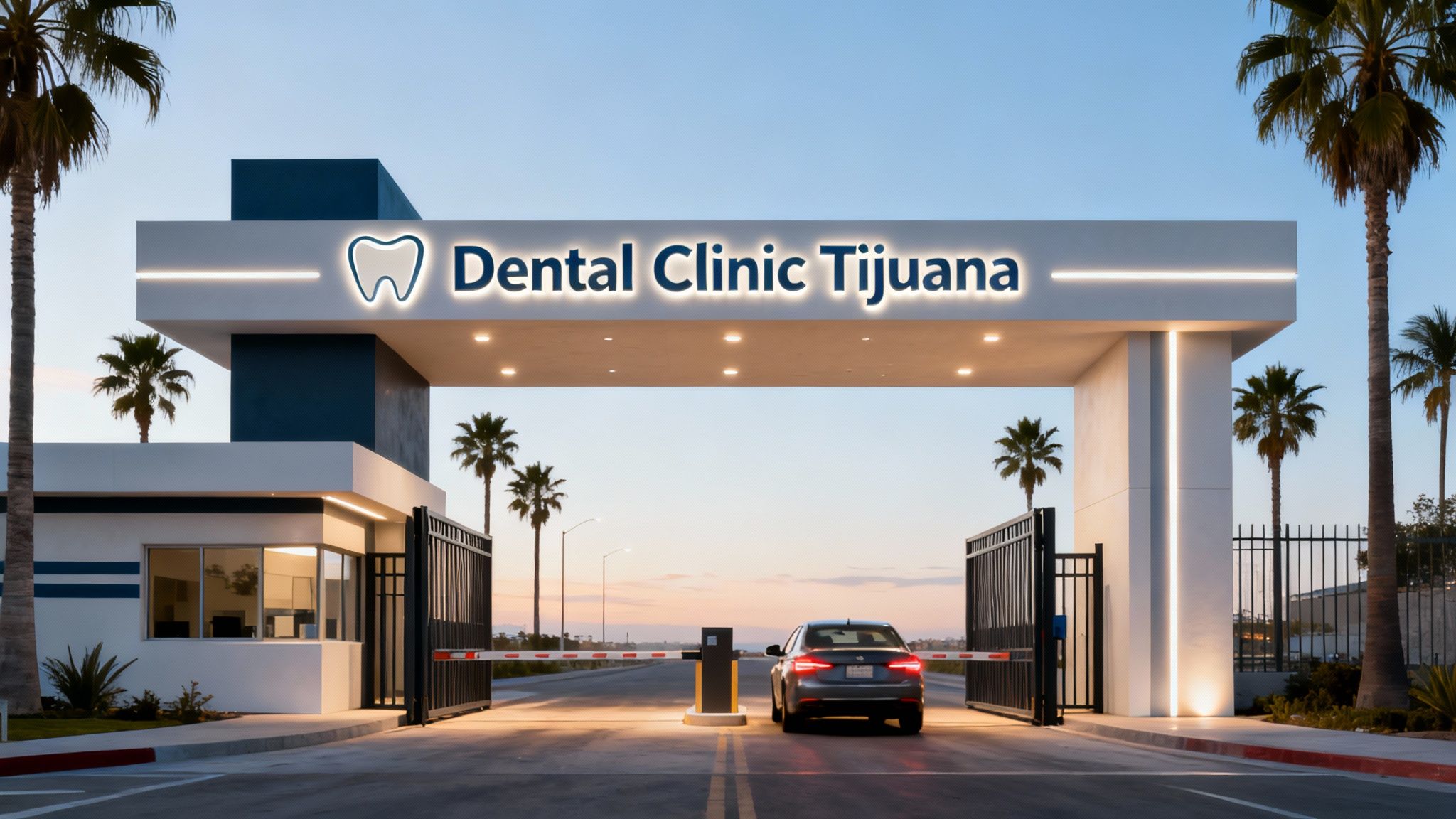 A welcoming dental office in Tijuana, clean and modern.