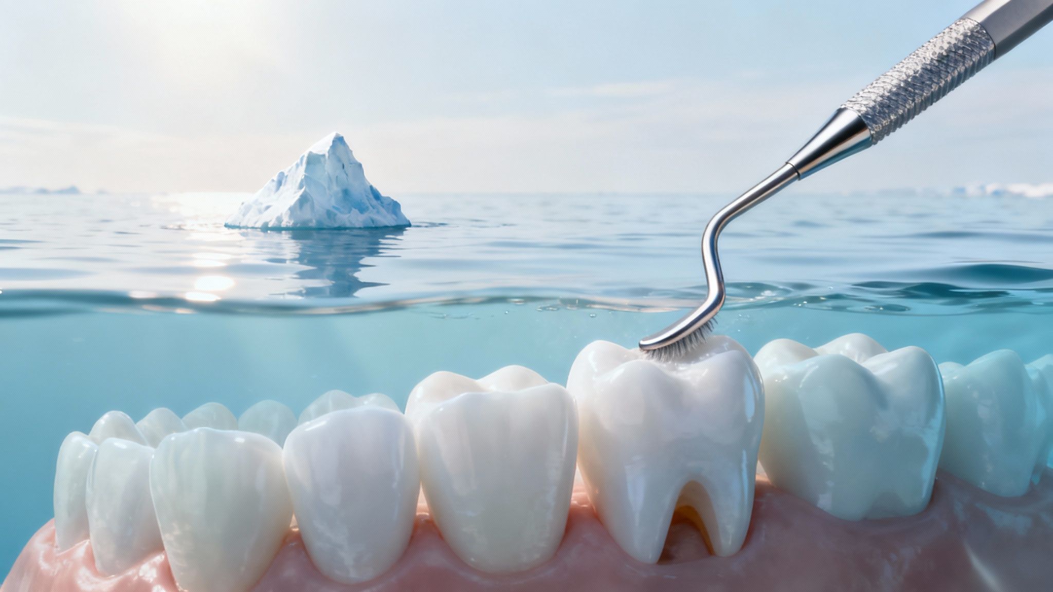 Dental tools used for deep cleaning gums