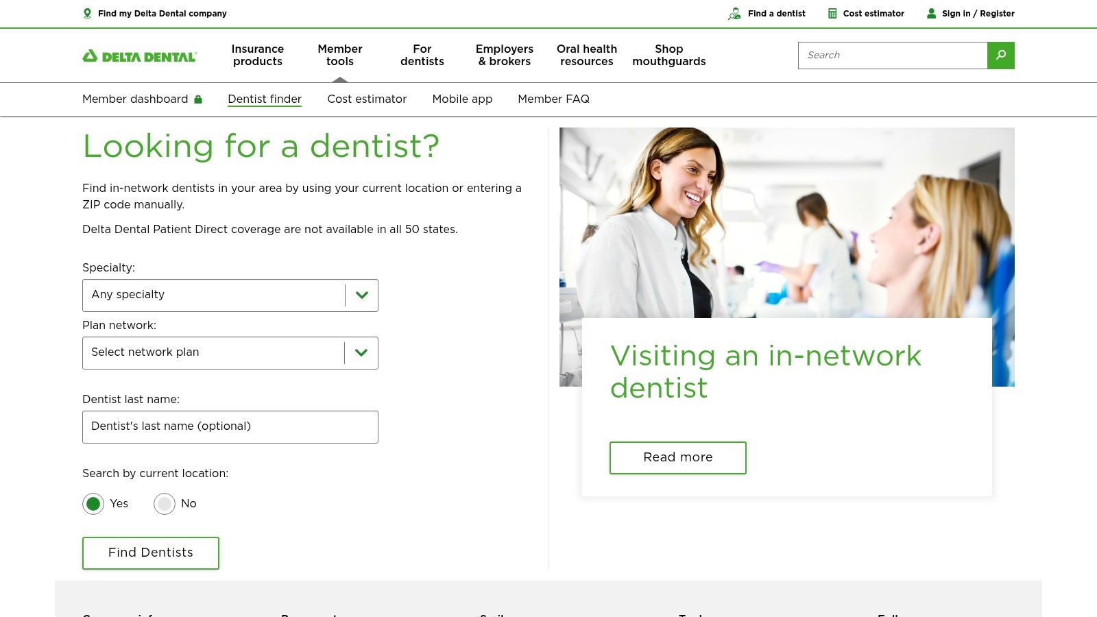 Delta Dental Find a Dentist