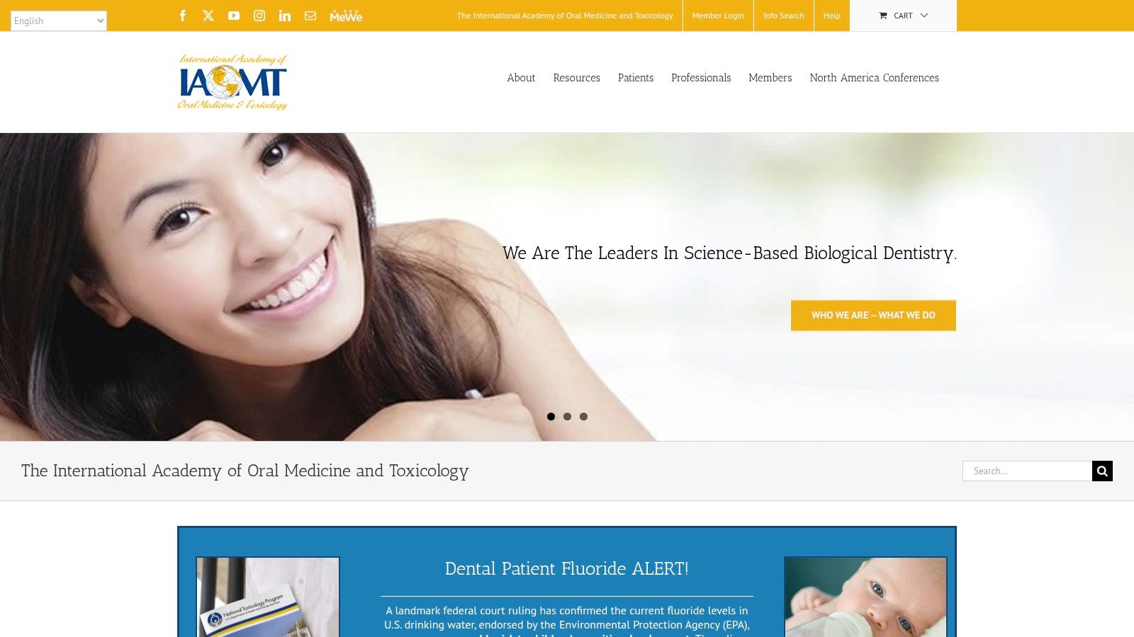 International Academy of Oral Medicine & Toxicology (IAOMT) – Find-a-Dentist Directory
