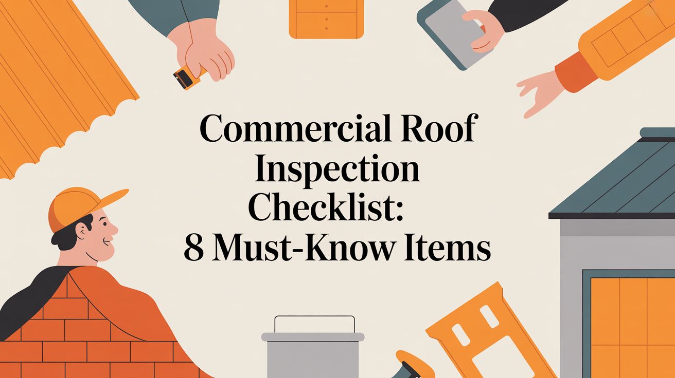 commercial roof inspection checklist: 8 must-know items