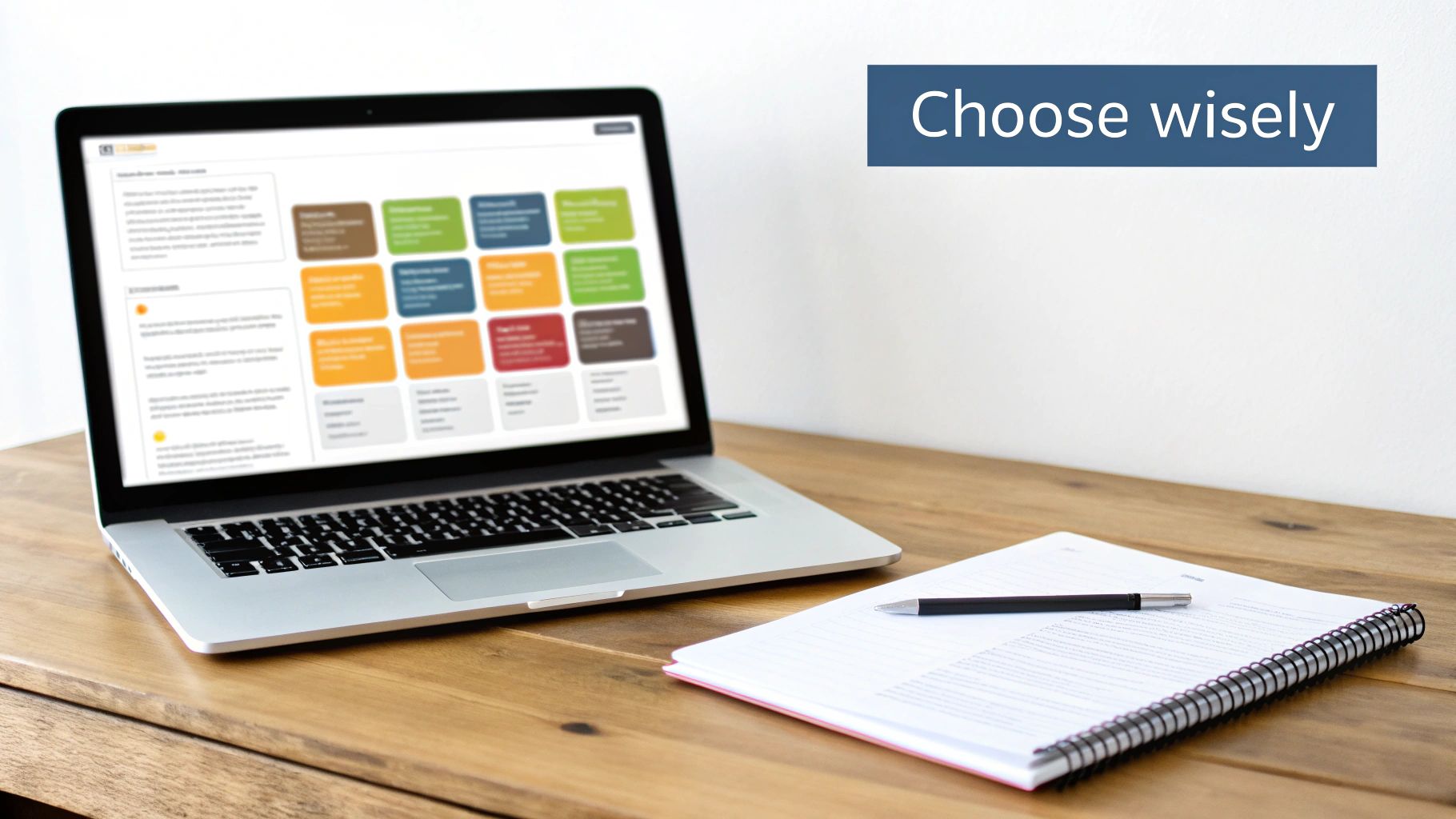 A digital marketing team collaborating on a marketing automation strategy on a large screen, illustrating the concept of a software comparison.