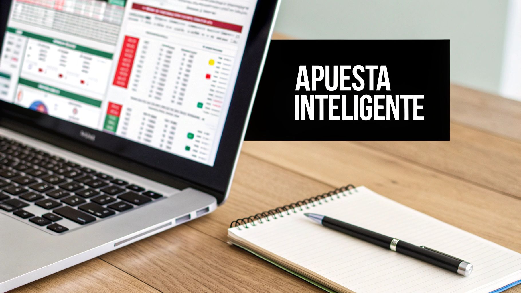 Un hombre usando su teléfono para consultar un calculador de apuestas mientras ve un partido de fútbol