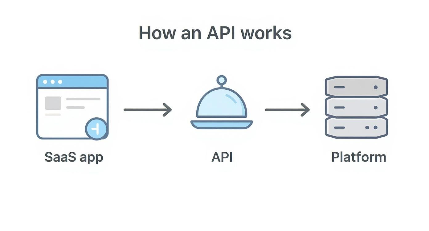 Infographic about social media api for saas apps