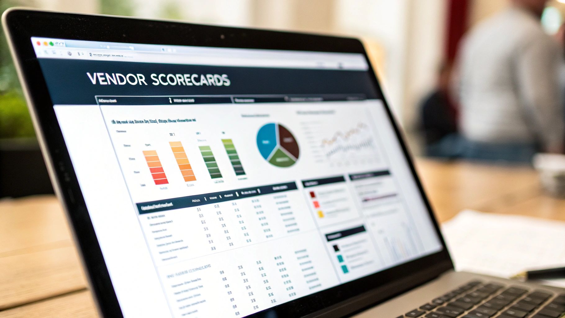 Performance Monitoring and Vendor Scorecards