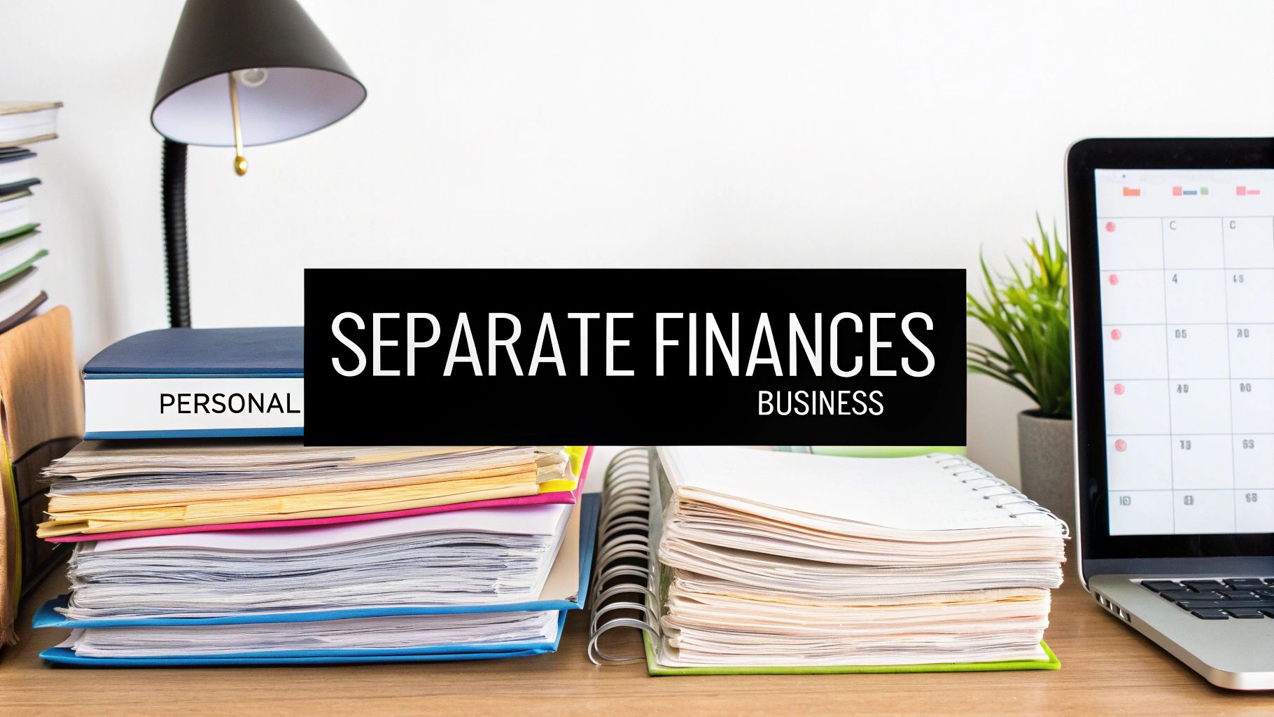 Implement Separation of Business and Personal Finances