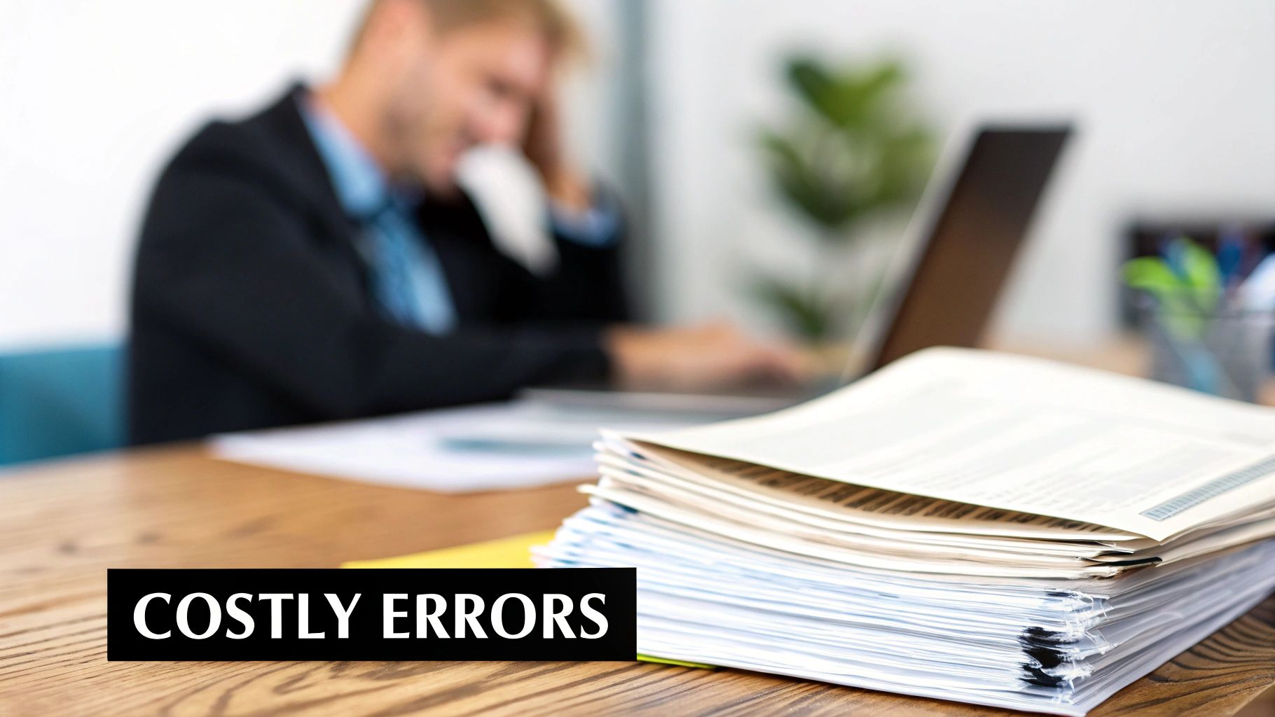 A visual representation of financial risk, like a crumbling piggy bank or tangled red tape, symbolizing the dangers of weak accounts payable internal controls.