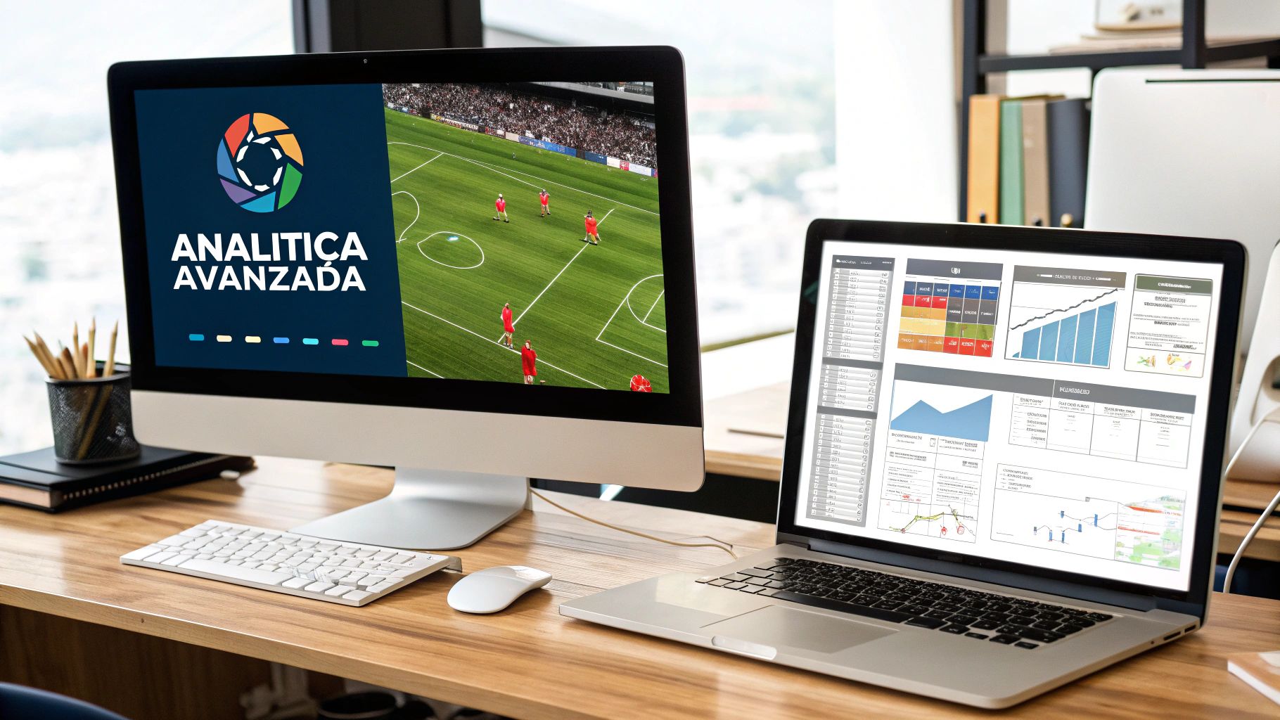 Una persona analizando gráficos complejos en un ordenador, simbolizando el análisis avanzado en apuestas.