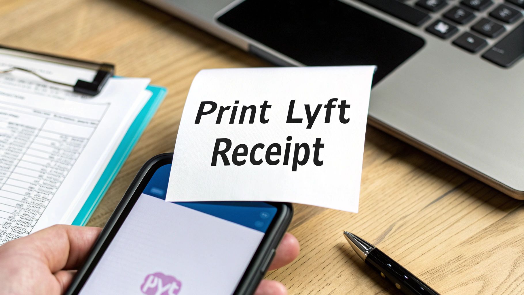 How to Print a Receipt From Lyft for Expenses
