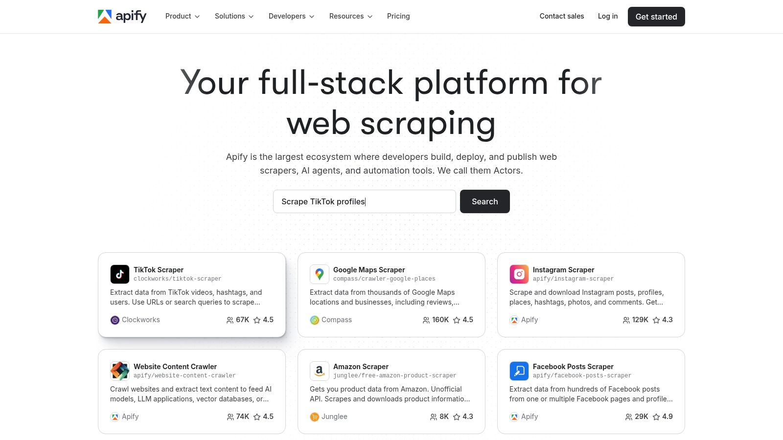 Apify – Instagram Scrapers (official store)