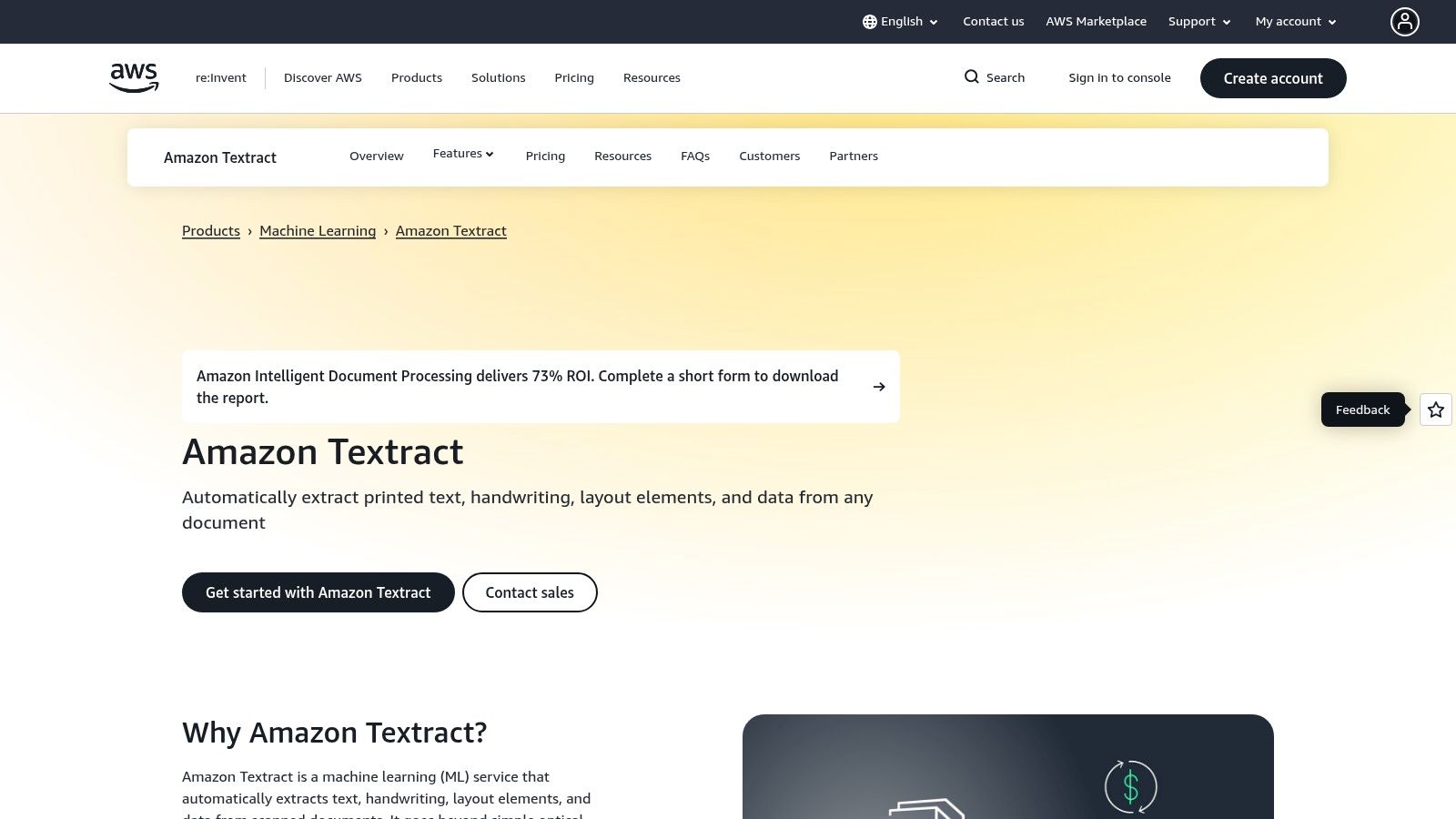 Amazon Textract (AnalyzeExpense)