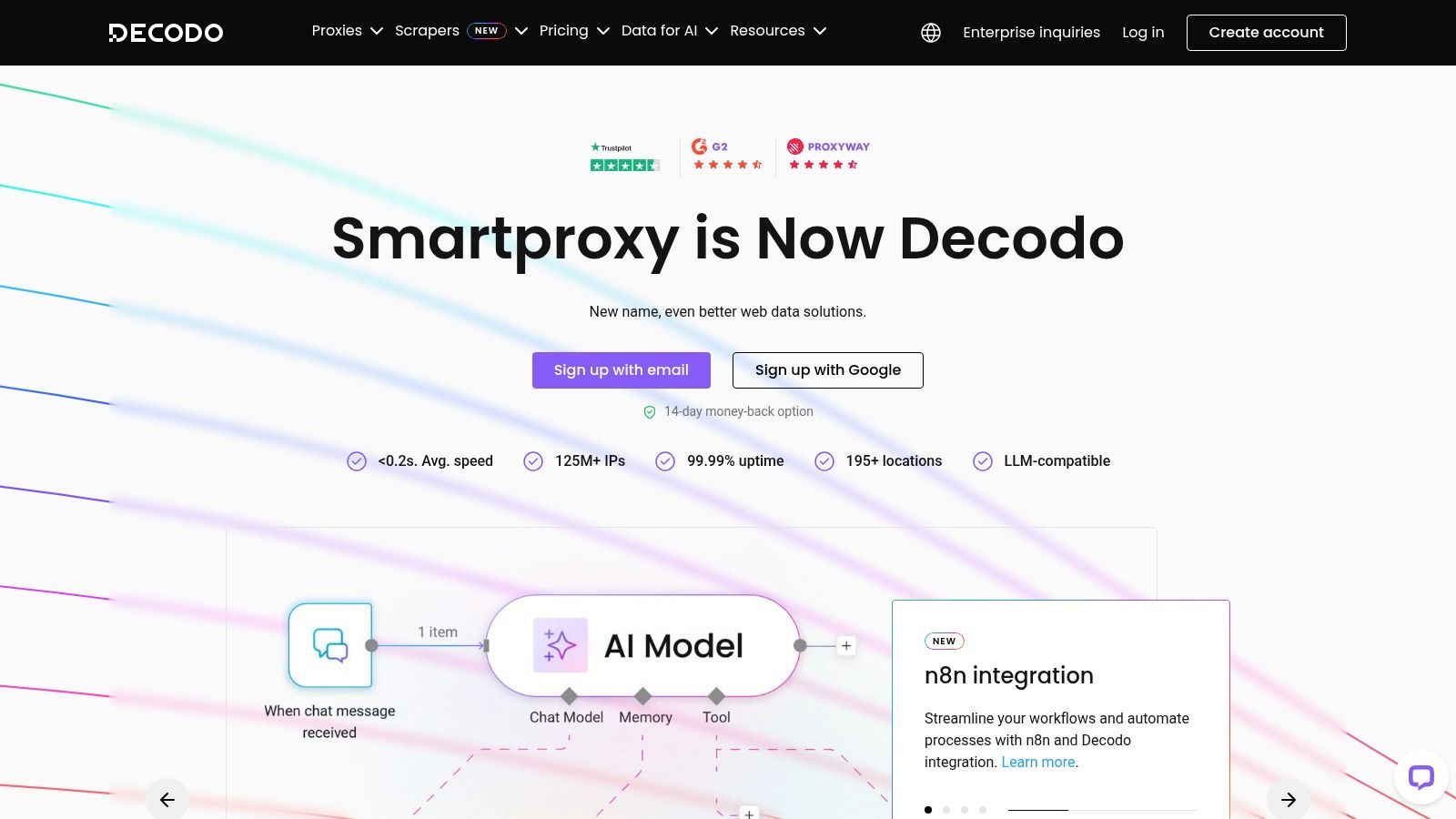 Decodo (formerly Smartproxy) – Social Media Scraping API for Instagram