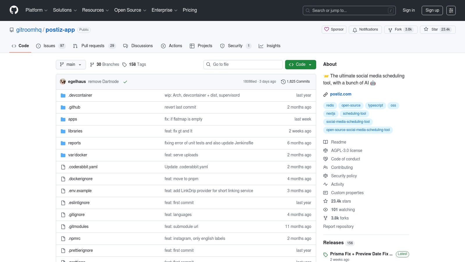 Postiz (open-source + hosted)