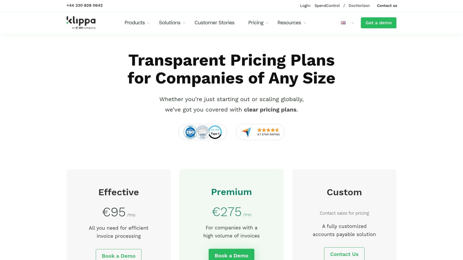 Klippa (SpendControl and DocHorizon)