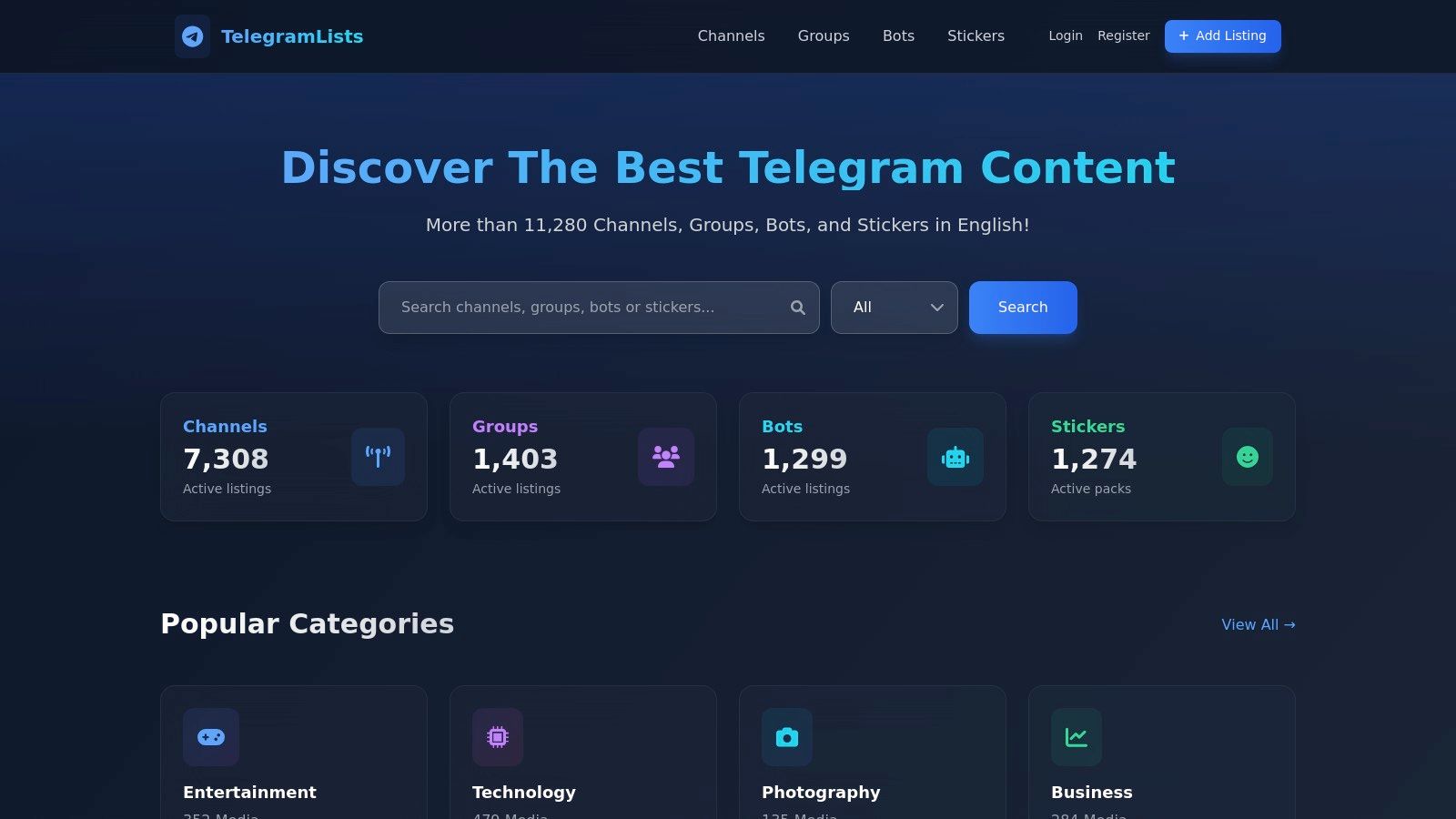 TelegramLists