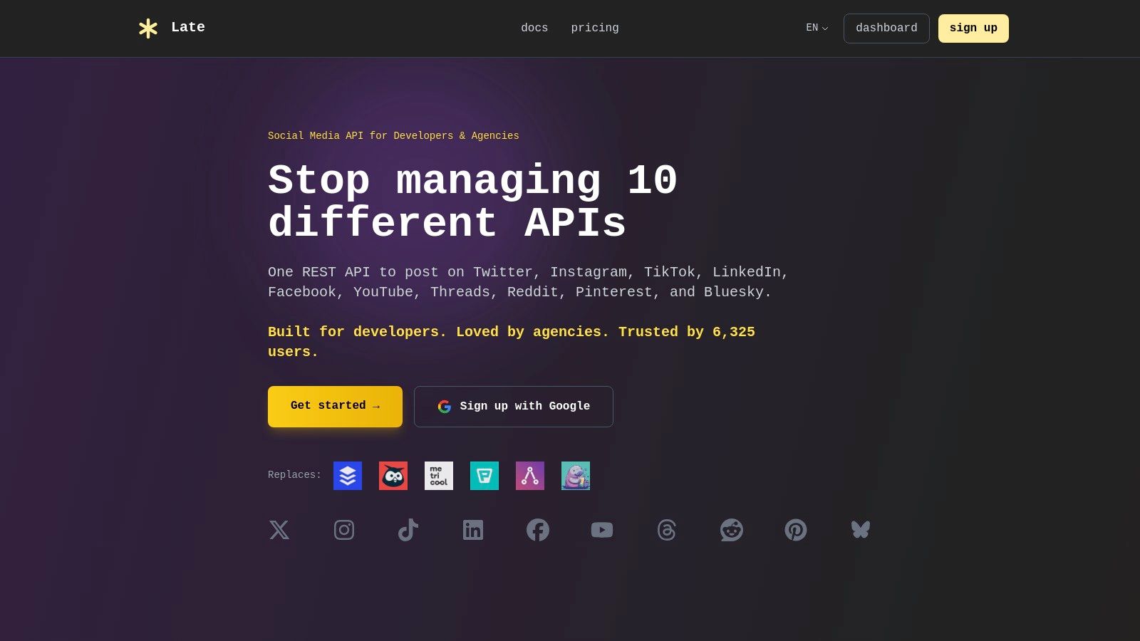 Late: The Ultimate API-First Scheduler for Developers and Agencies