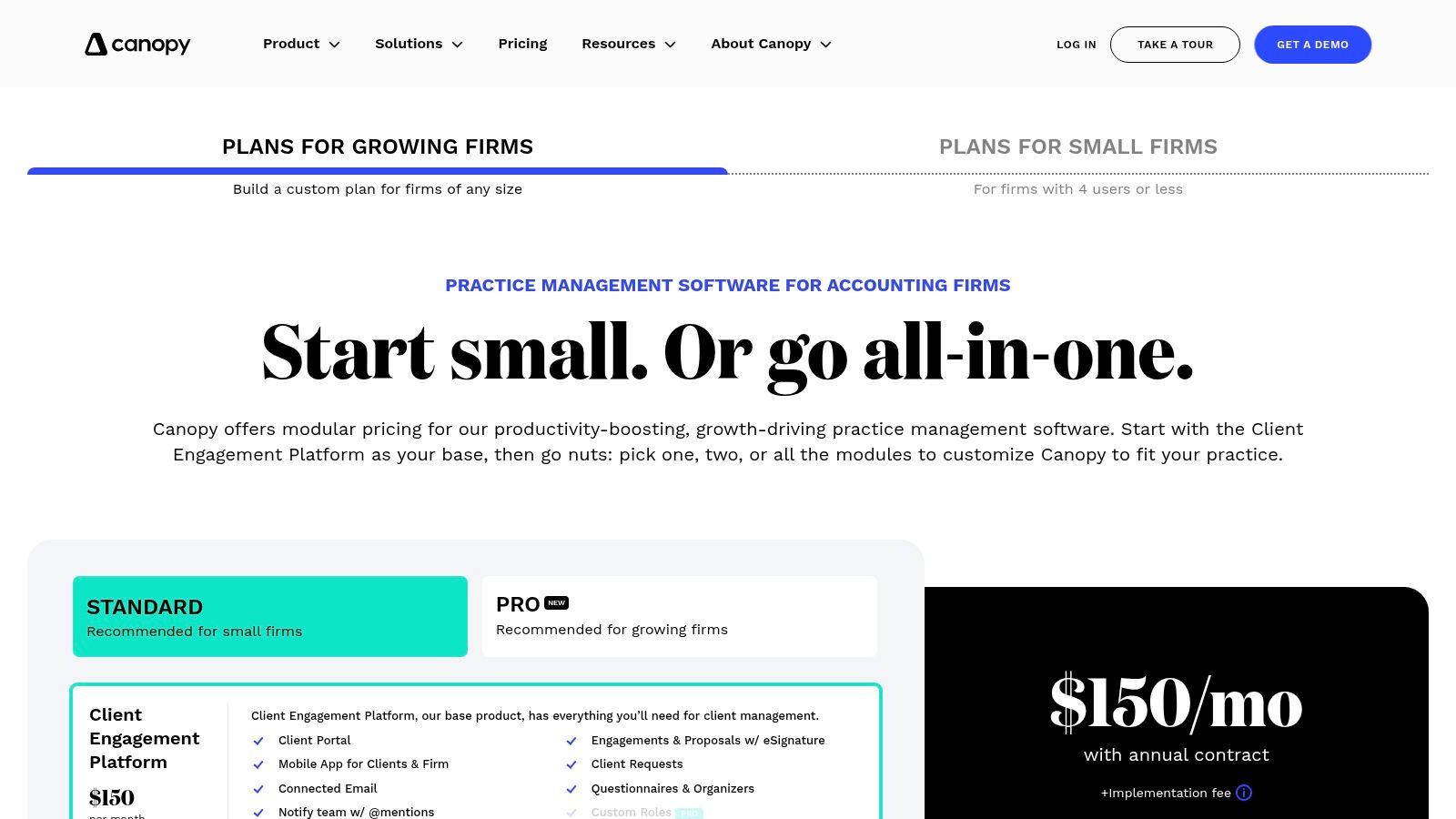 Canopy (Practice Management + Document Management)