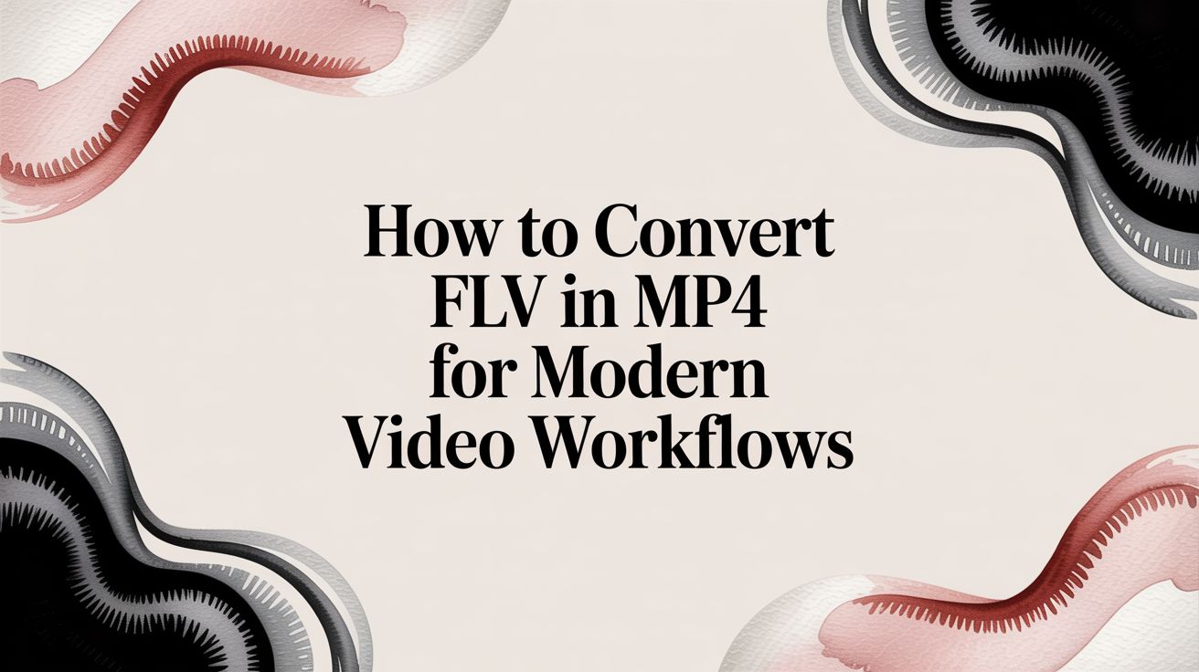 How to Convert FLV in MP4 for Modern Video Workflows
