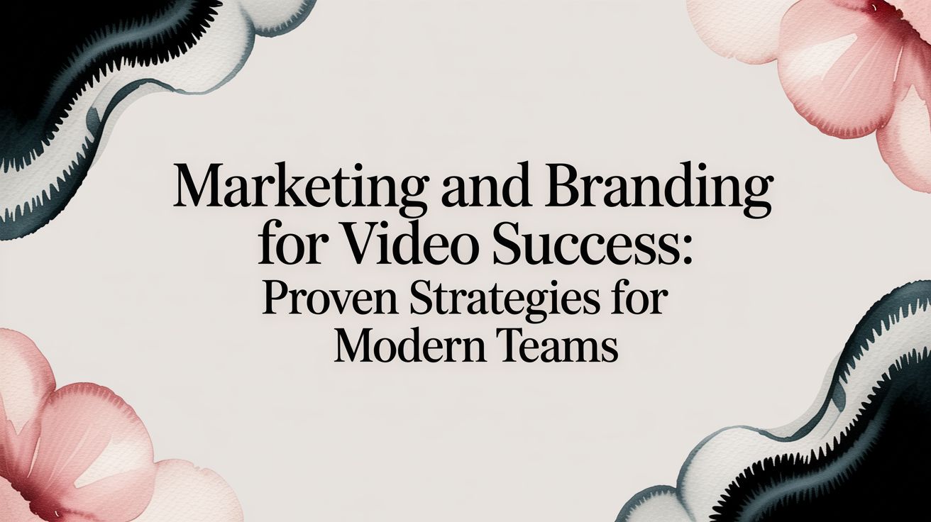 Marketing and Branding for Video Success: Proven Strategies for Modern Teams