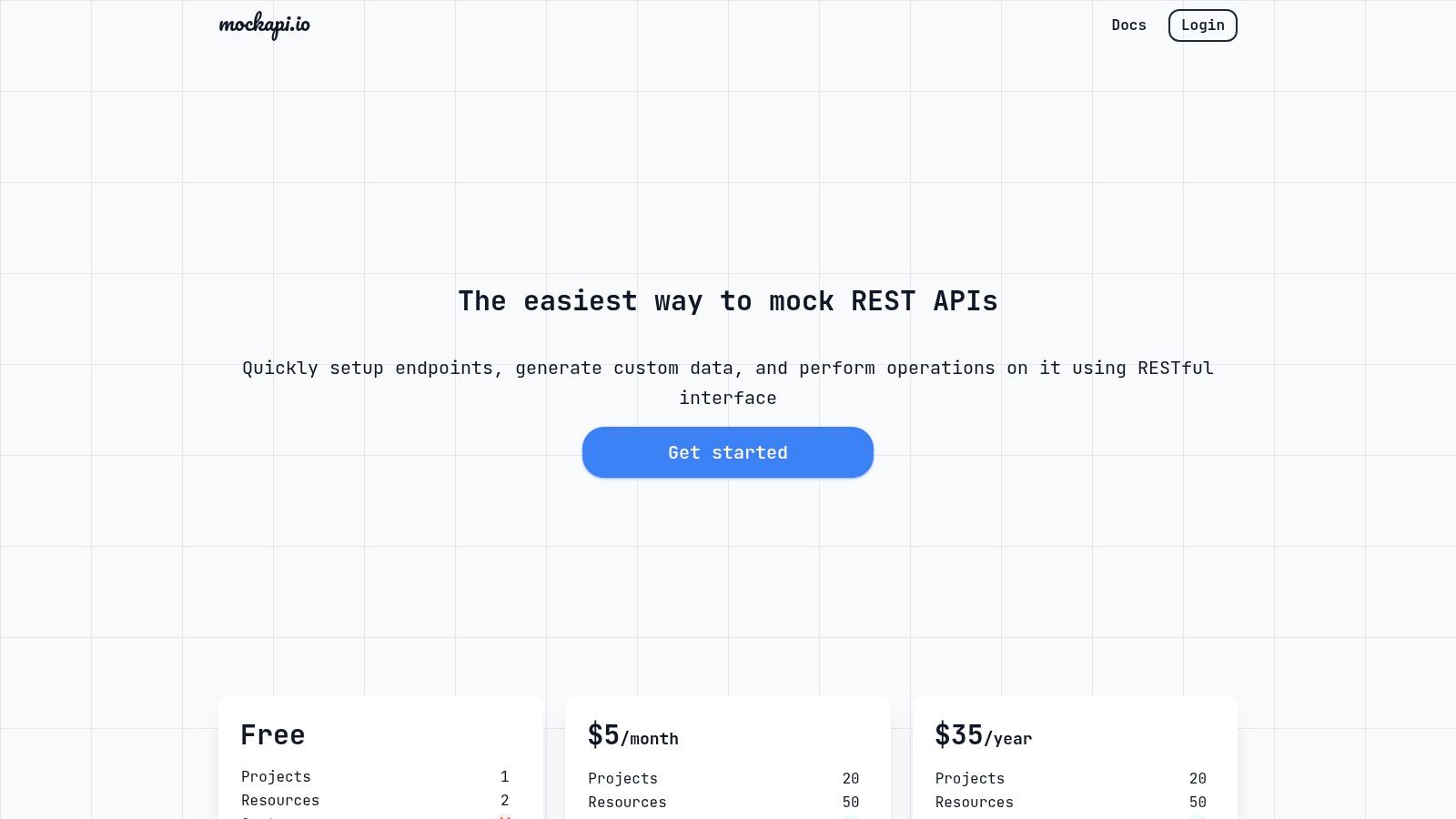 MockAPI (mockapi.io)