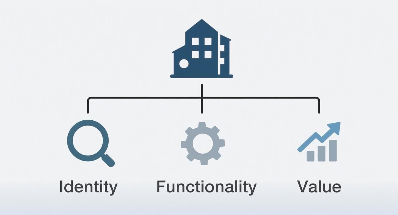 Infographic about signage for commercial buildings