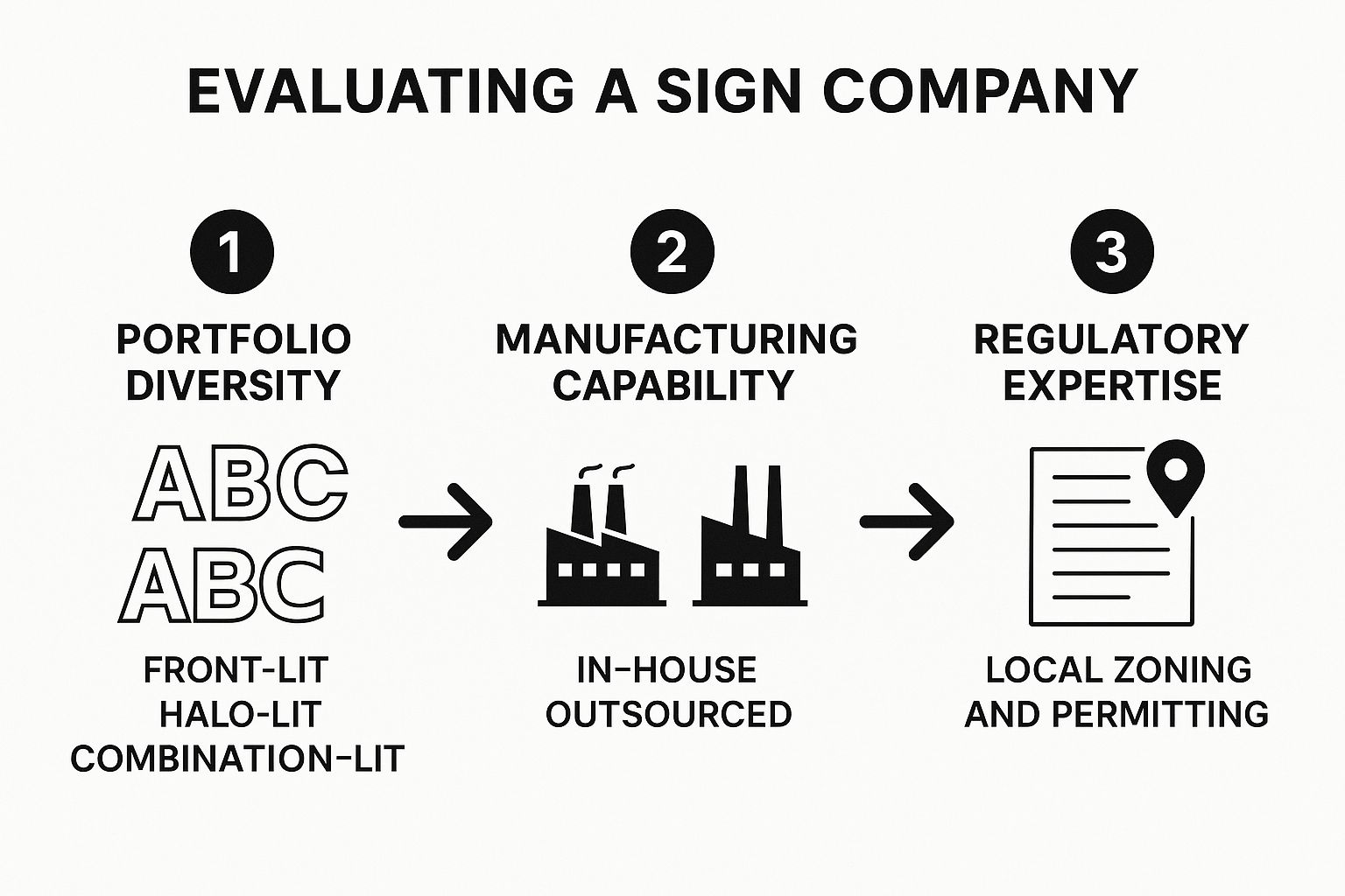 Infographic about channel letter sign companies near me