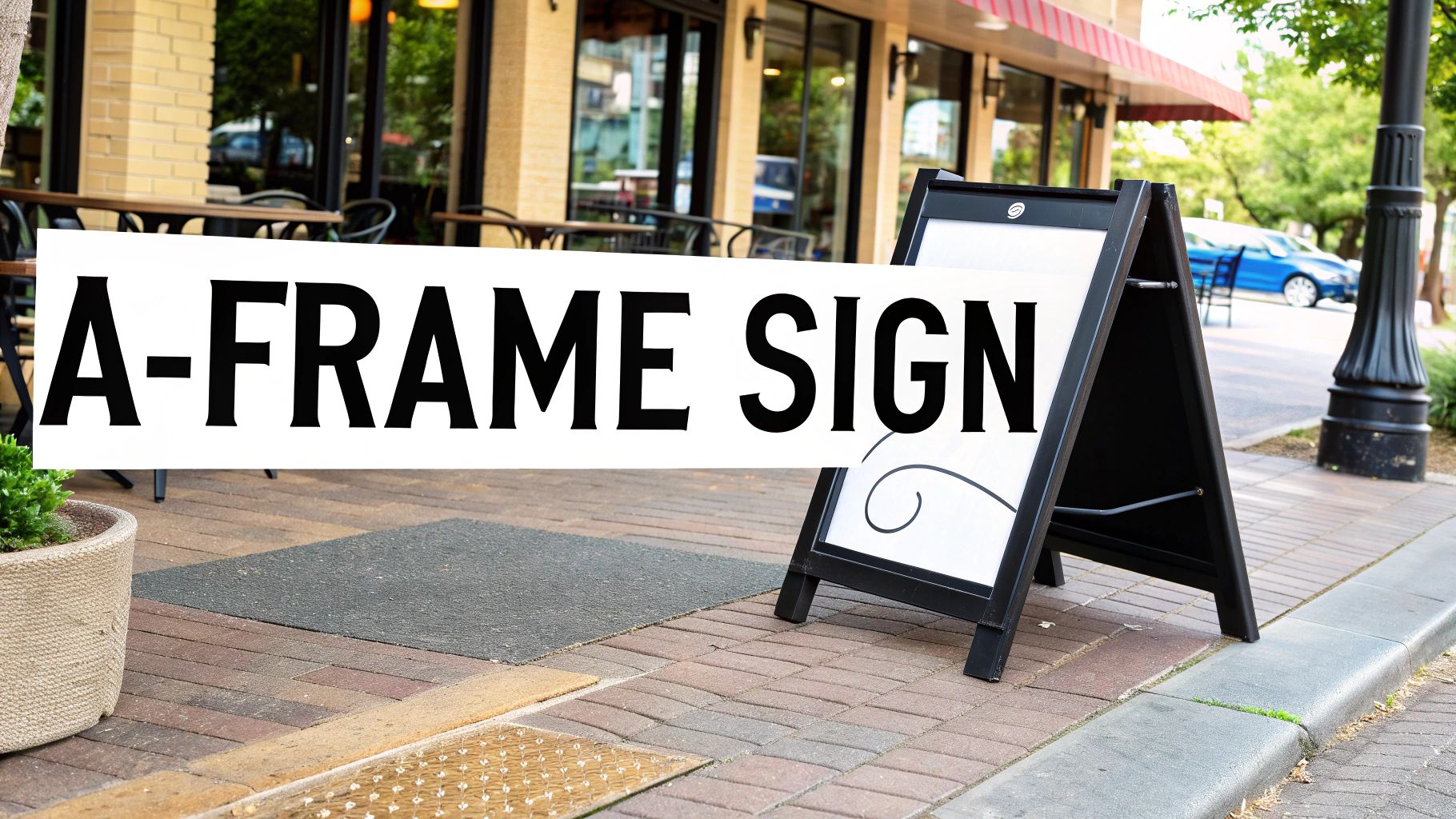A-Frame Signs (Sandwich Board Signs)