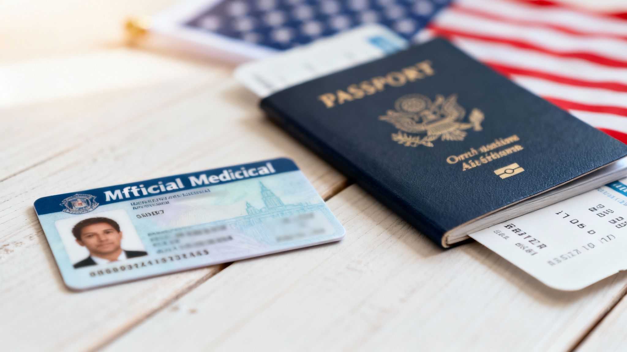 A woman with a backpack looking at a world map planning her next trip.