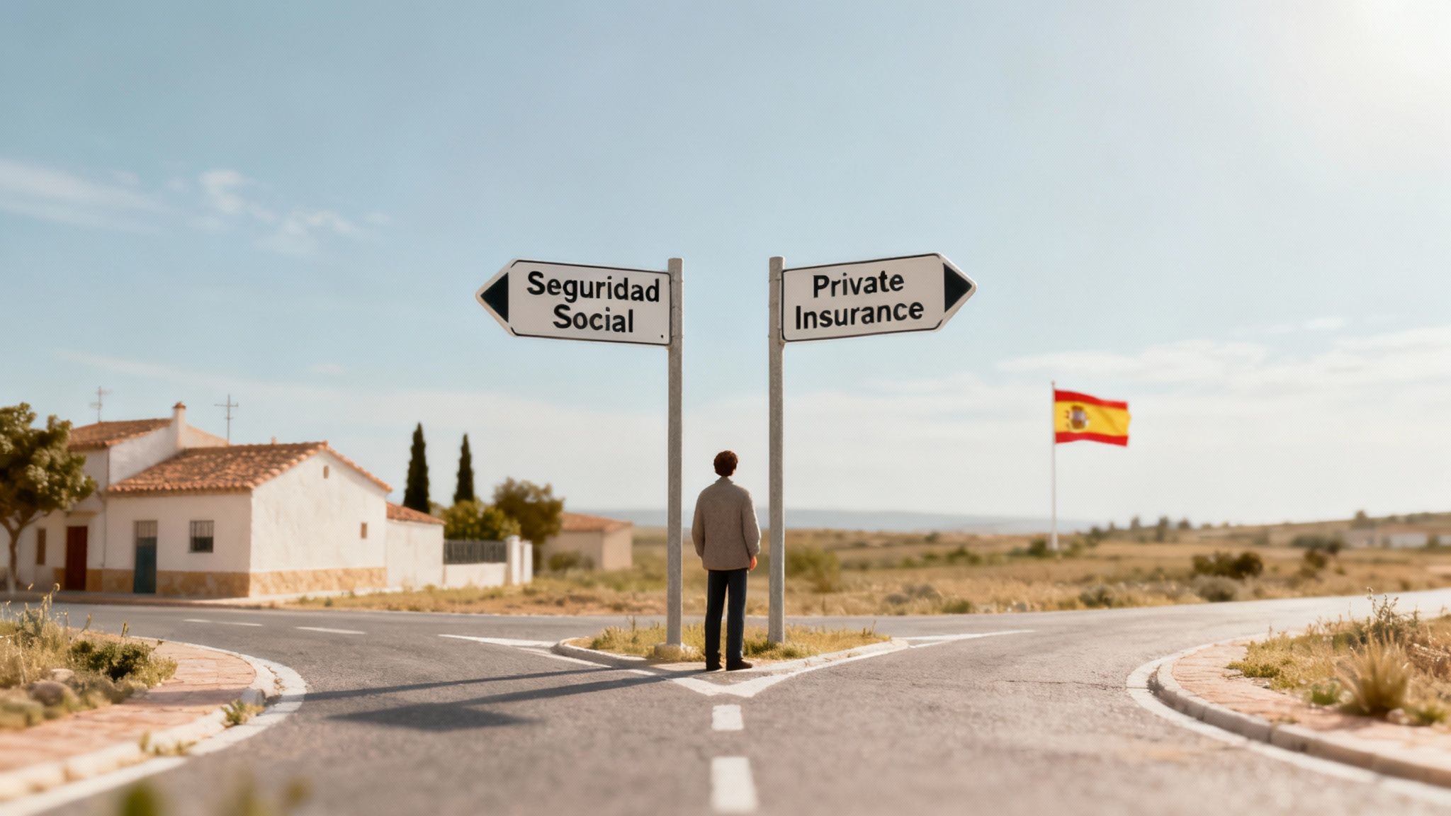 A modern, clean hospital reception area in Spain, conveying a sense of professionalism and care.