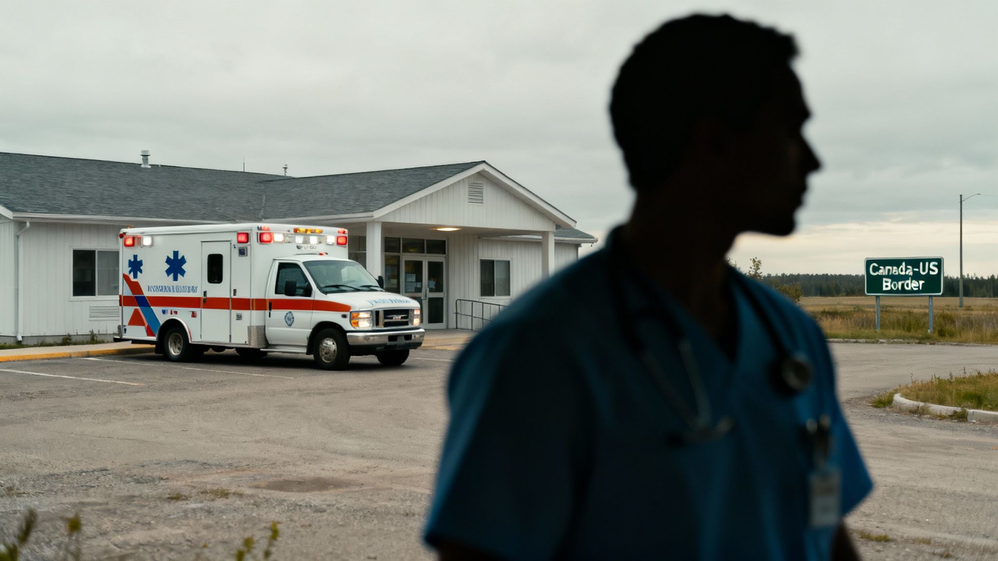 A signpost with arrows pointing in different directions, symbolizing limited choices abroad.