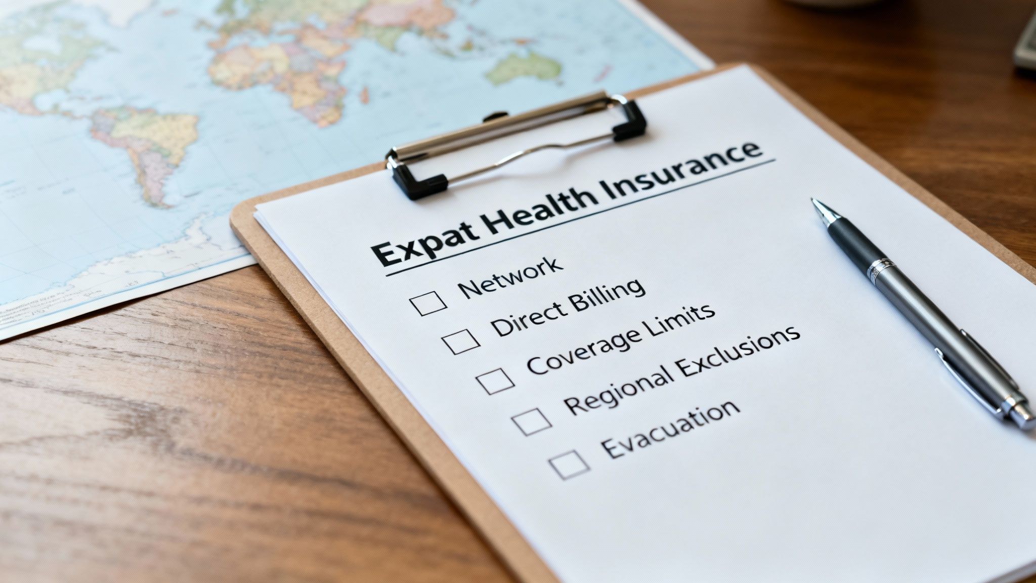A person comparing documents at a desk, symbolizing the process of comparing health insurance plans.
