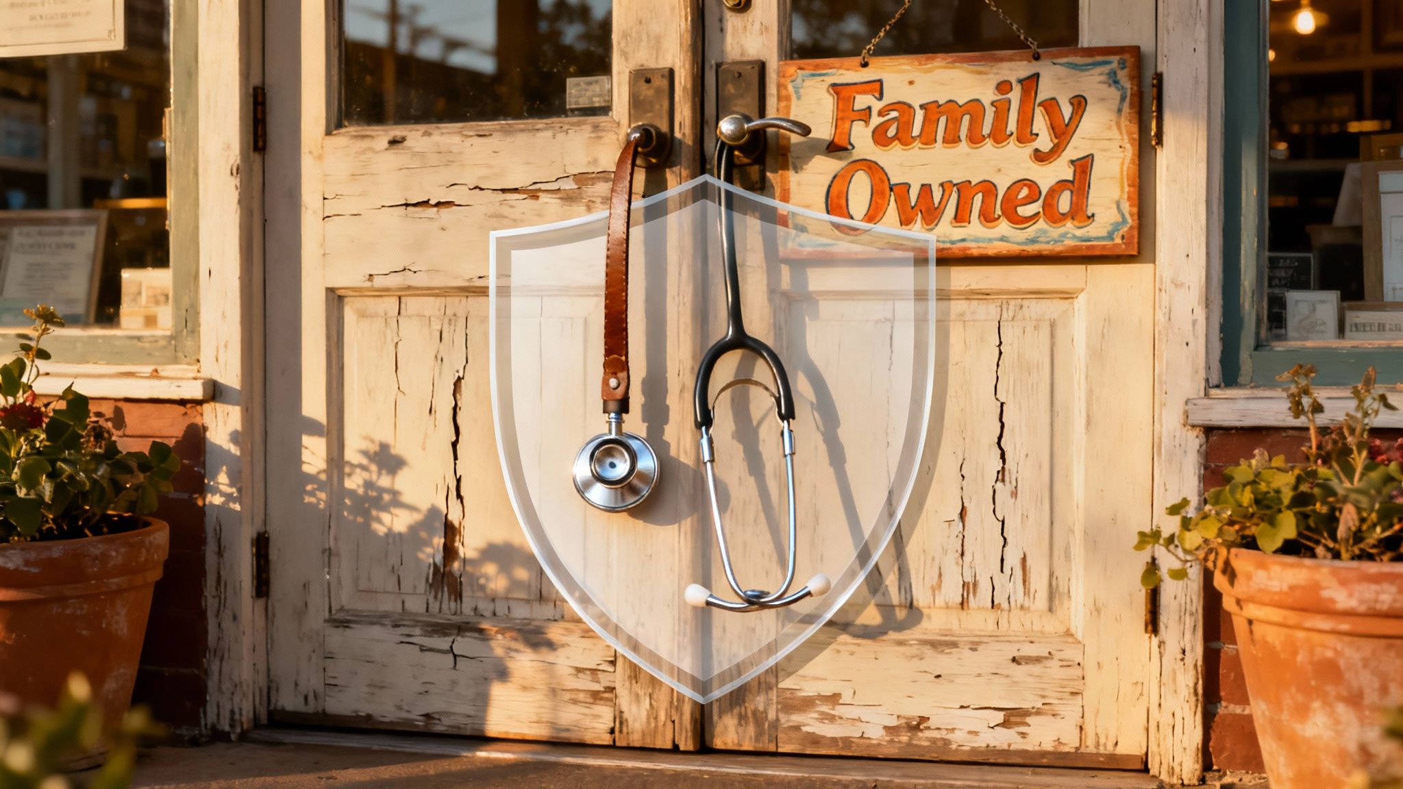 A strong, modern safe with a family crest, symbolizing the protection of assets within an irrevocable trust.
