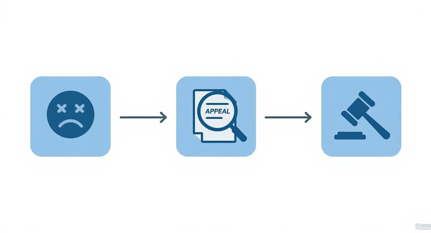 Infographic about how to appeal family court decision