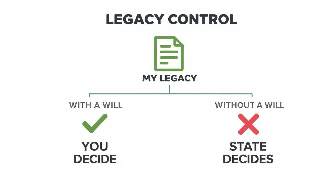 Infographic about do i have to have a will