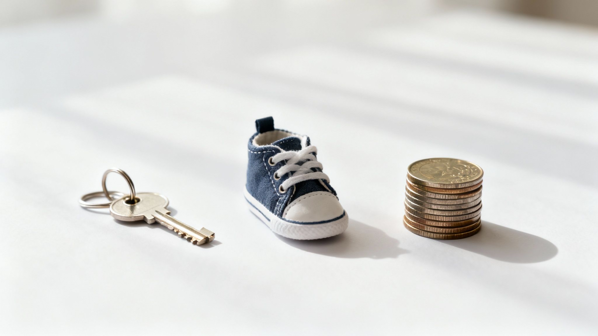 A couple sits on opposite sides of a table with a lawyer, discussing documents.