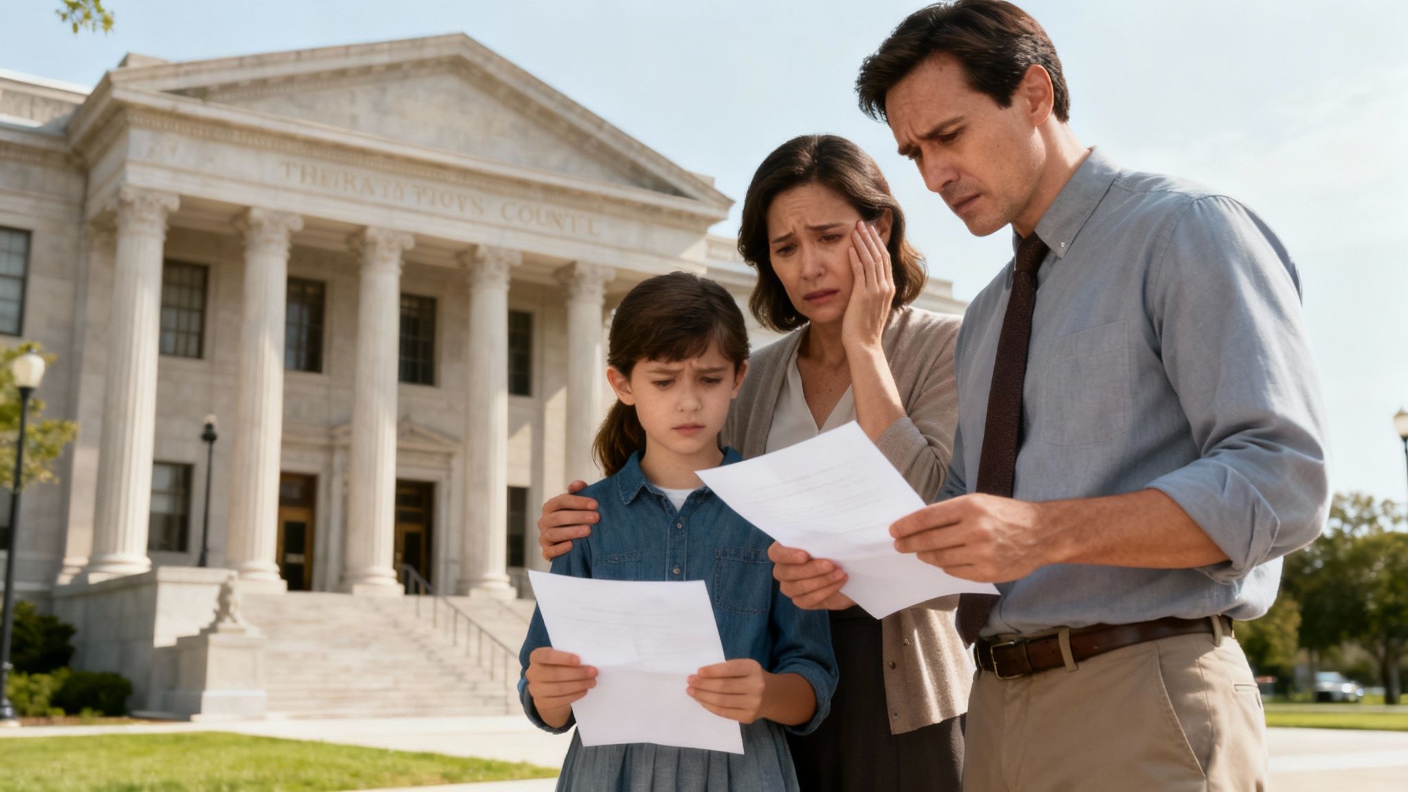 A family gathered together, symbolizing the people protected by estate planning.